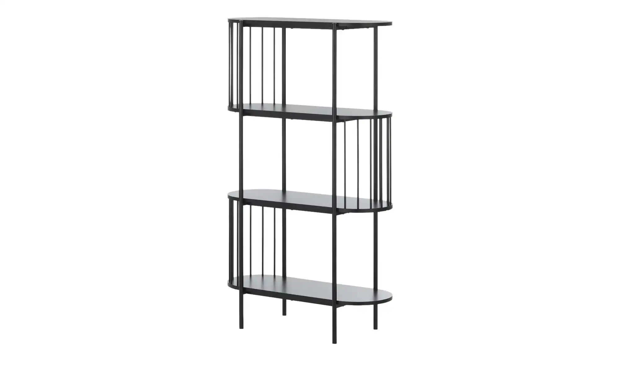 Regal  Hella ¦ schwarz ¦ Maße (cm): B: 80 H: 133,5 T: 34.0 Regale > Bücherr günstig online kaufen