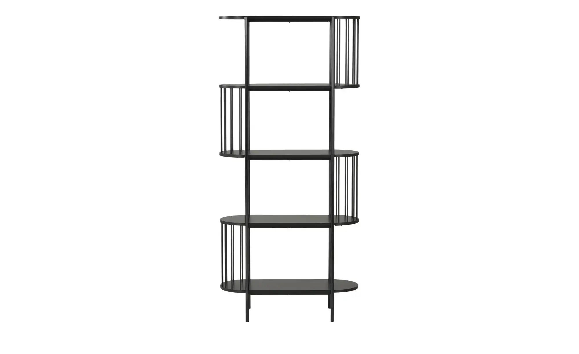 Regal  Hella ¦ schwarz ¦ Maße (cm): B: 80 H: 172 T: 34.0 Regale > Bücherreg günstig online kaufen