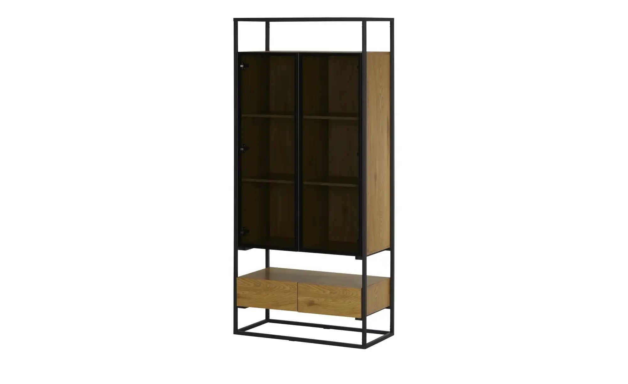Vitrine  Ustica ¦ holzfarben ¦ Maße (cm): B: 84 H: 182,5 T: 40.0 Schränke > günstig online kaufen