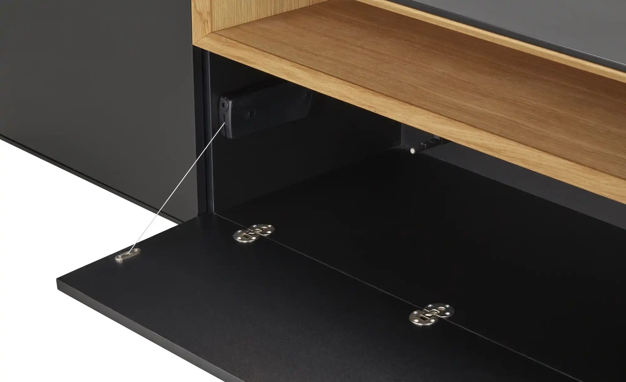 Thumbnail - sound+vision Lowboard Alpha ¦ schwarz ¦ Maße (cm): B: 181 H: 48 T: 43.0 Kommoden & Sideboards > Lowboards - Höffner