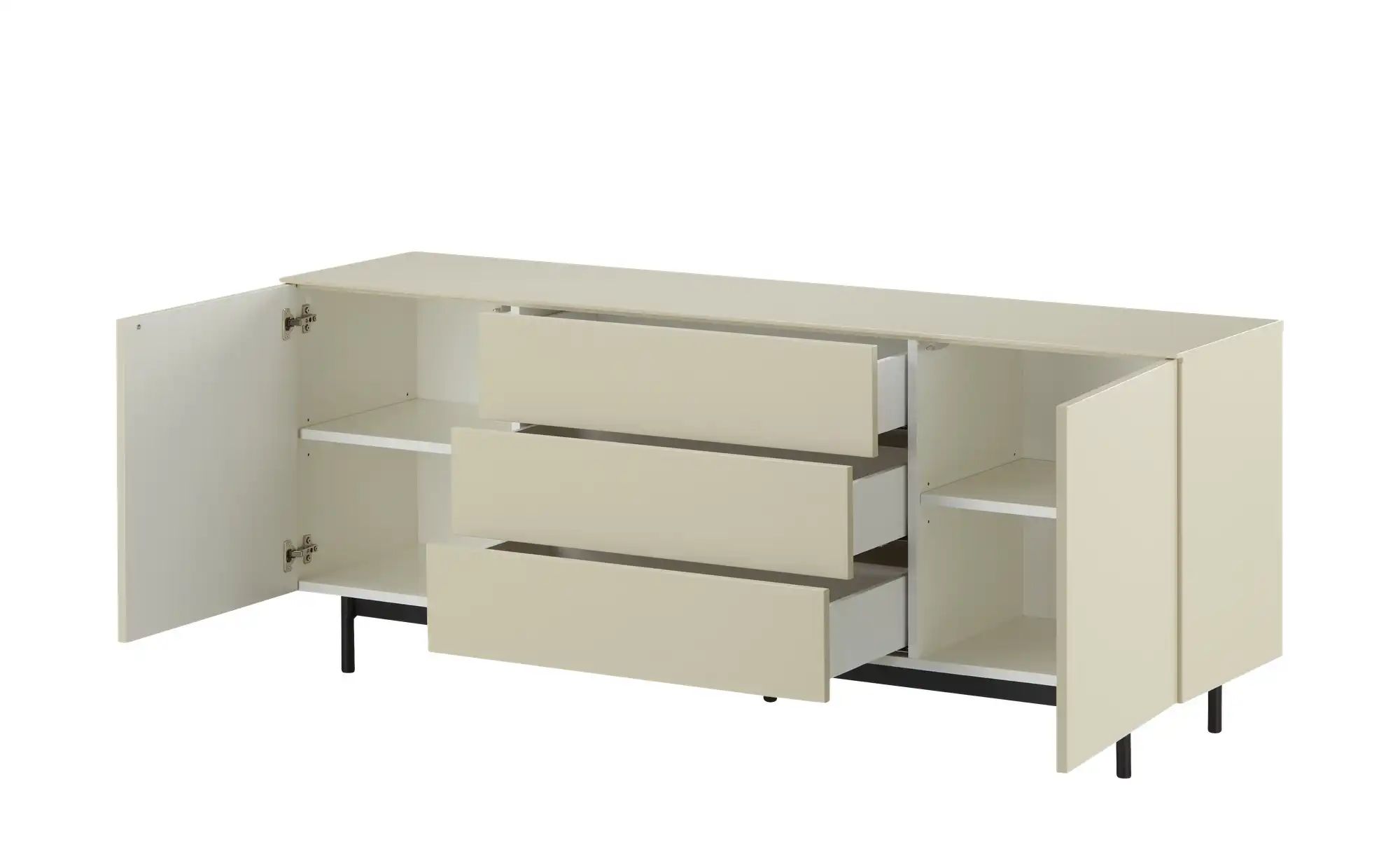 sound+vision Sideboard  Every ¦ beige ¦ Maße (cm): B: 180 H: 75 T: 43.0 Kom günstig online kaufen
