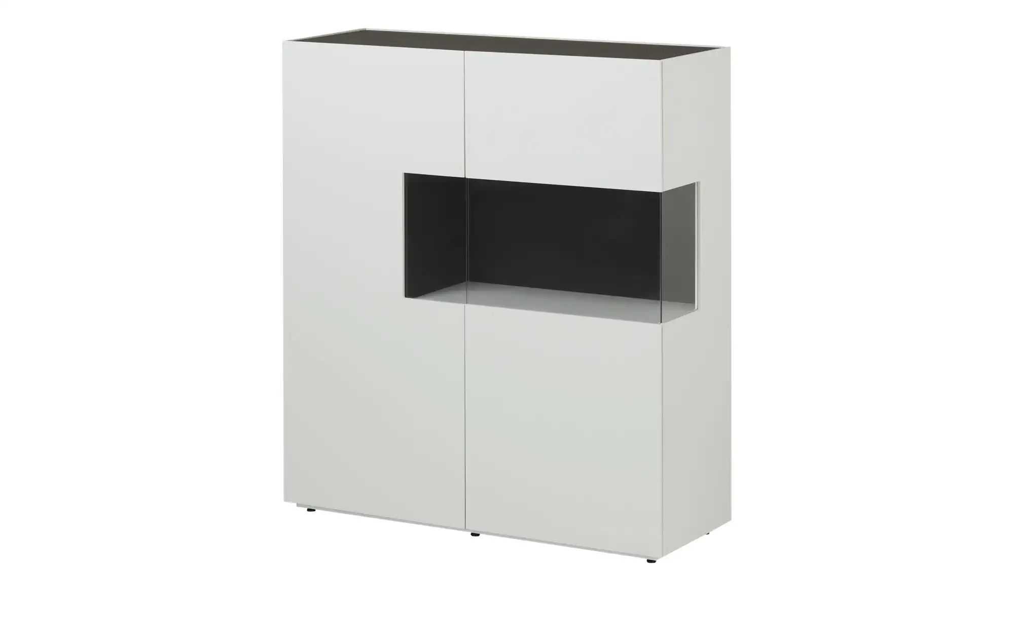 sound+vision Highboard  Leandro ¦ weiß ¦ Maße (cm): B: 120 H: 135 T: 43.0 K günstig online kaufen