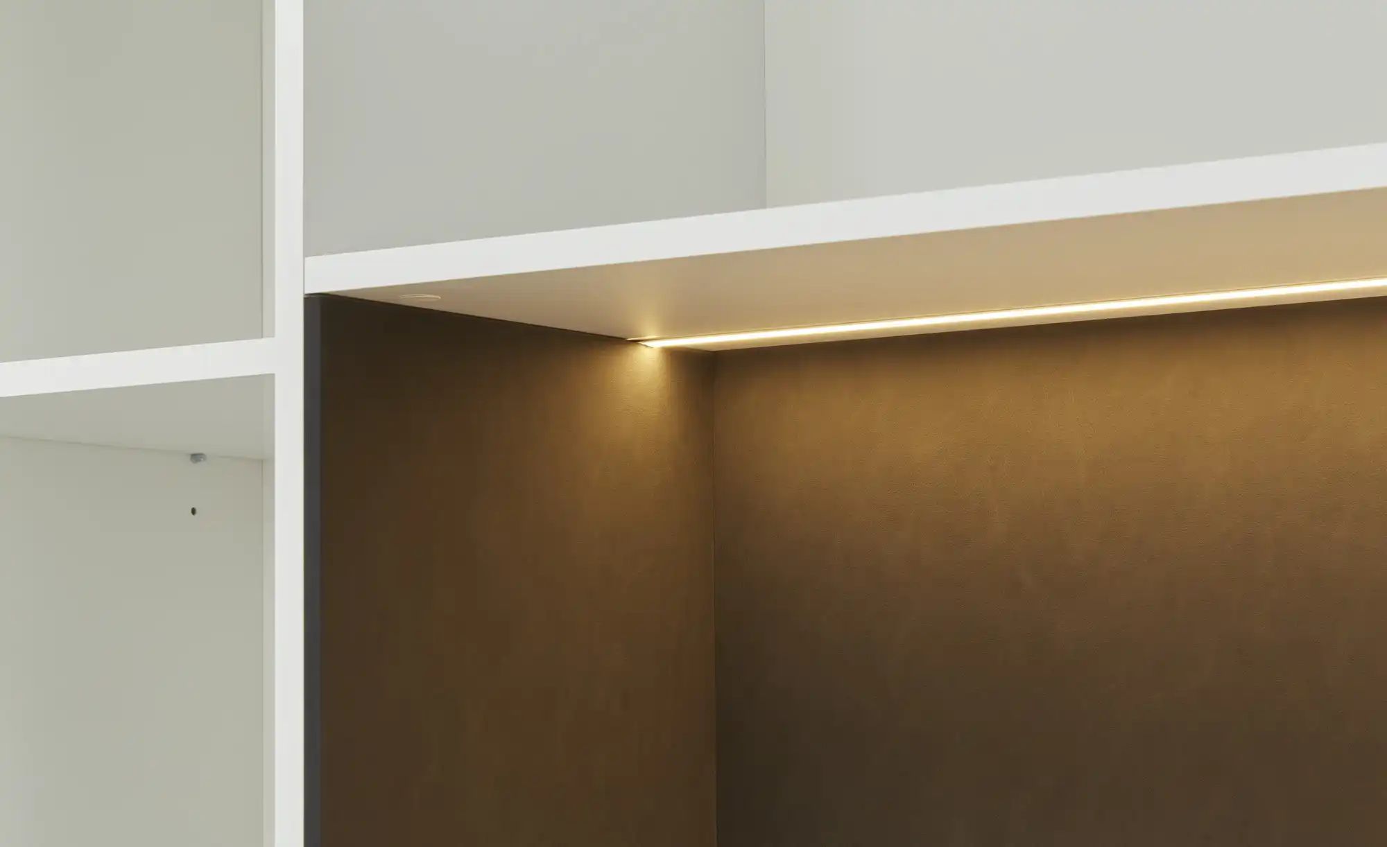 Thumbnail - sound+vision Highboard Leandro ¦ weiß ¦ Maße (cm): B: 120 H: 135 T: 43.0 Kommoden & Sideboards > Highboards - Höffner