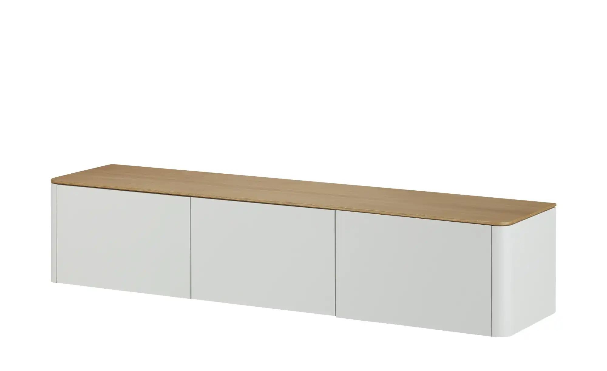 sound+vision Hänge Lowboard  Loona ¦ weiß ¦ Maße (cm): B: 180 H: 37 T: 43.0 günstig online kaufen