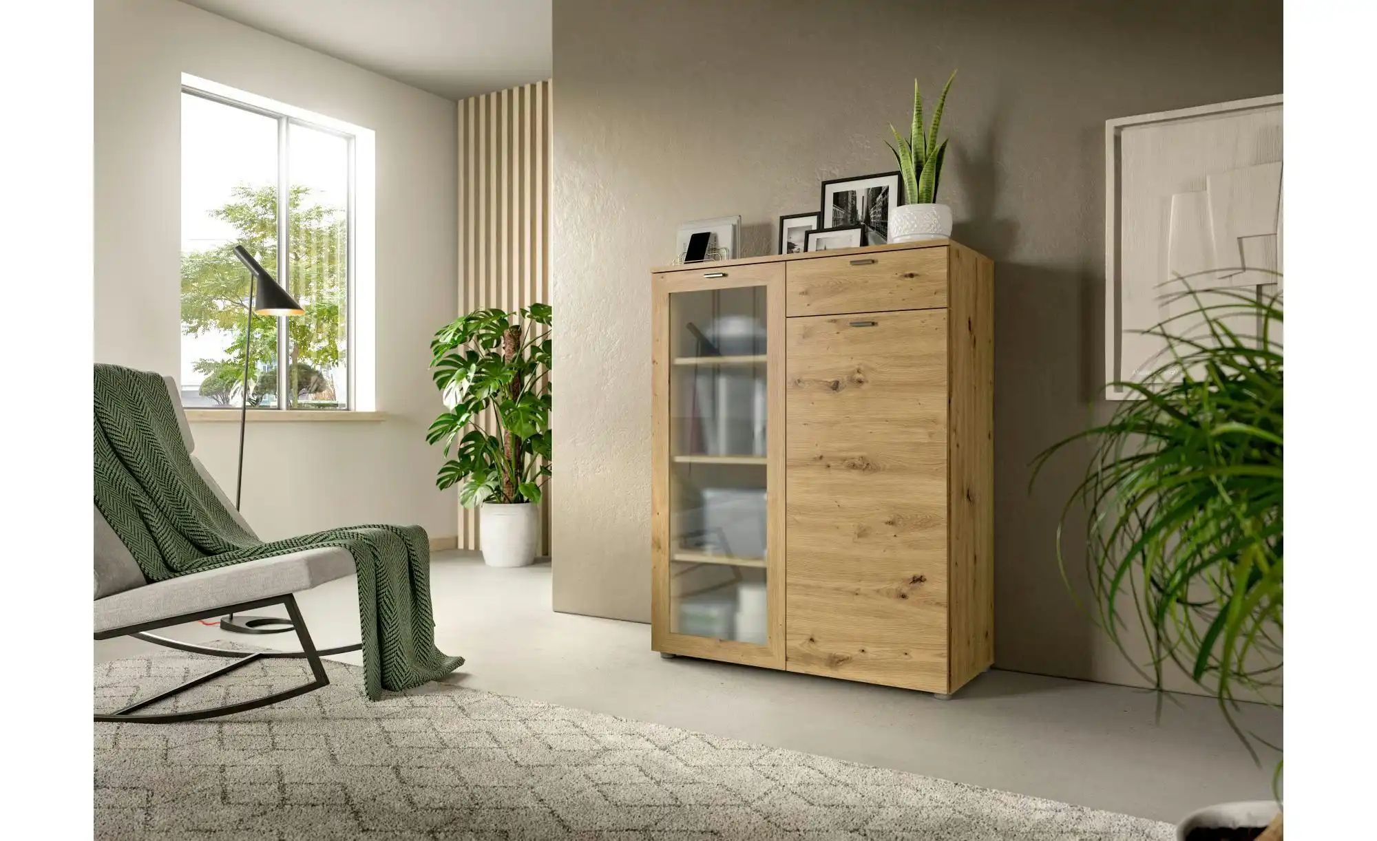 Sideboard  Xeno ¦ holzfarben ¦ Maße (cm): B: 90 H: 115 T: 37.0 Kommoden & S günstig online kaufen