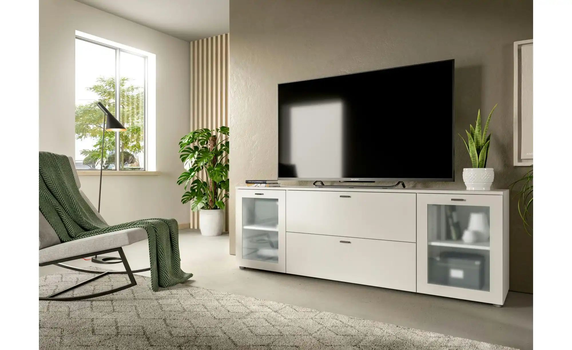 Lowboard ¦ weiß ¦ Maße (cm): B: 180 H: 62 Kommoden & Sideboards > Lowboards günstig online kaufen