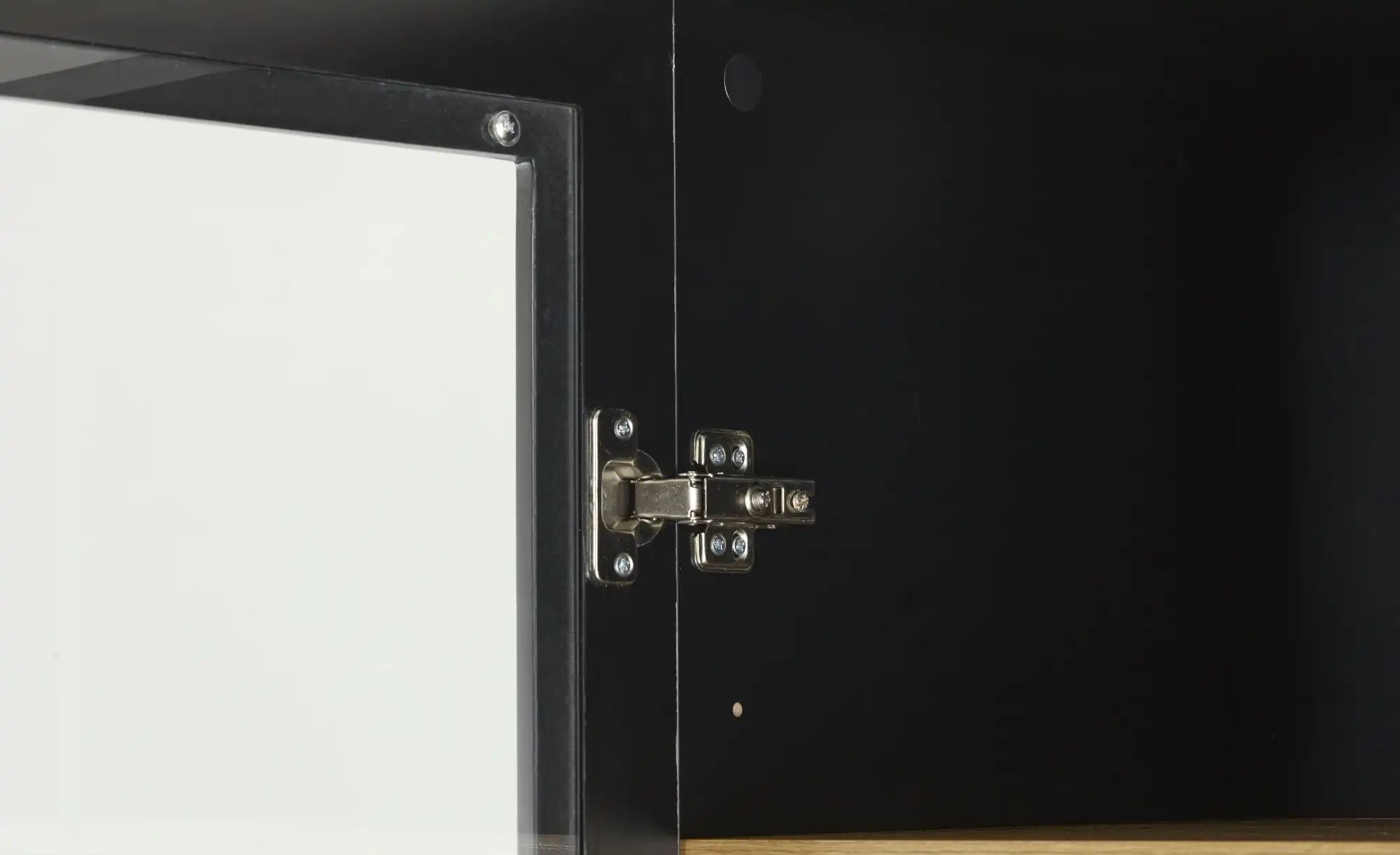 Thumbnail - Vitrine  Enego ¦ schwarz ¦ Maße (cm): B: 90 H: 197 T: 40.0 Schränke > Vitrinen - Höffner