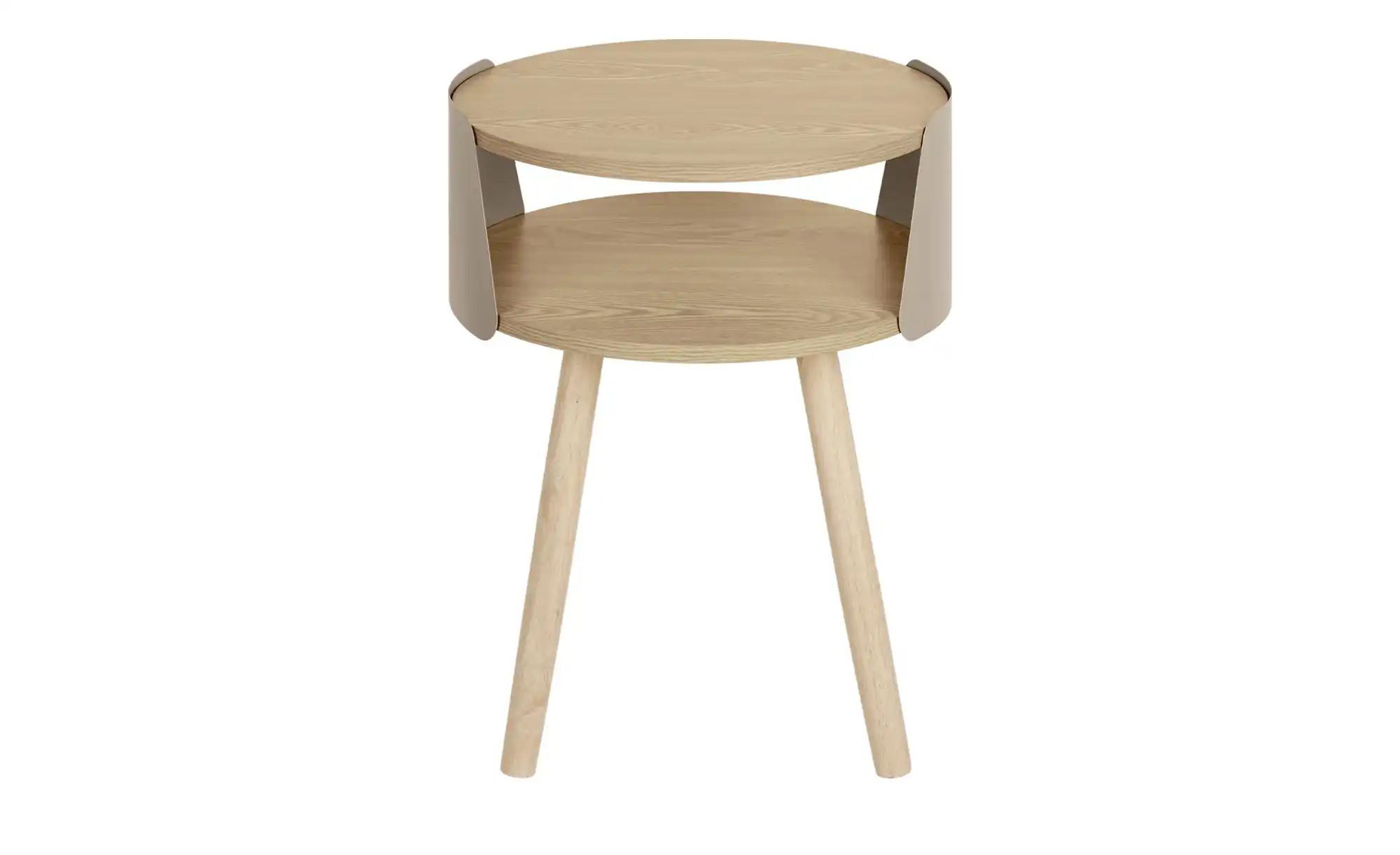 Beistelltisch  Nola II ¦ grau ¦ Maße (cm): H: 55  Ø: 40 Tische > Beistellti günstig online kaufen