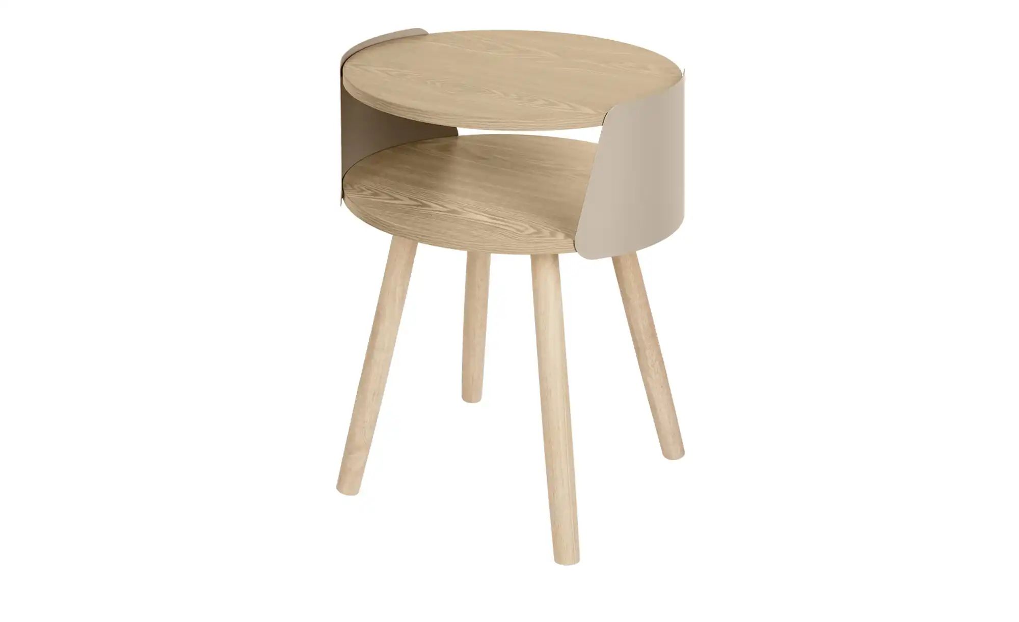 Beistelltisch  Nola II ¦ grau ¦ Maße (cm): H: 55  Ø: 40 Tische > Beistellti günstig online kaufen