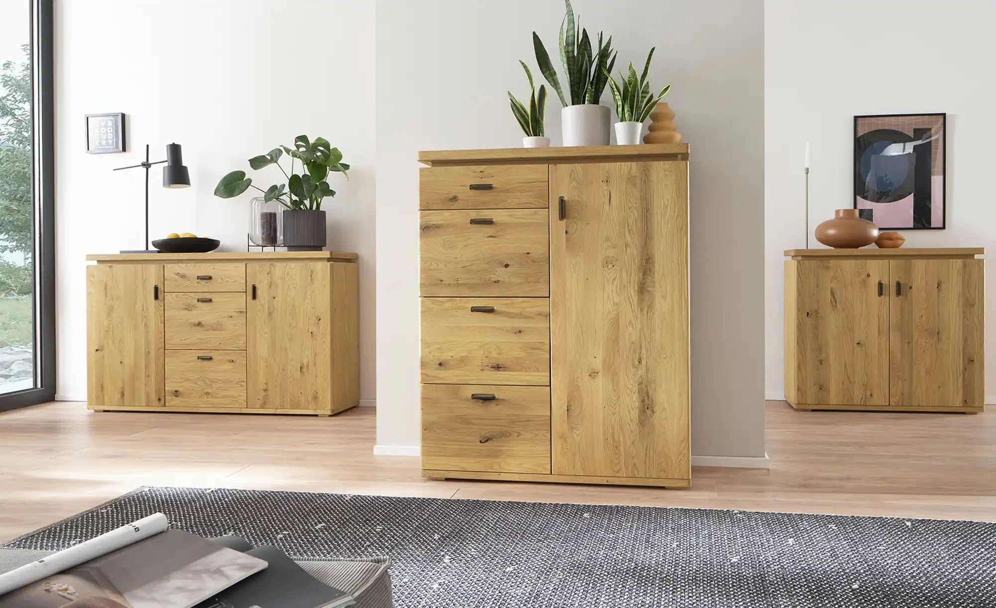 Thumbnail - Sideboard Woodland ¦ holzfarben ¦ Maße (cm): B: 100 H: 95 T: 38.0 Kommoden & Sideboards > Sideboards - Höffner
