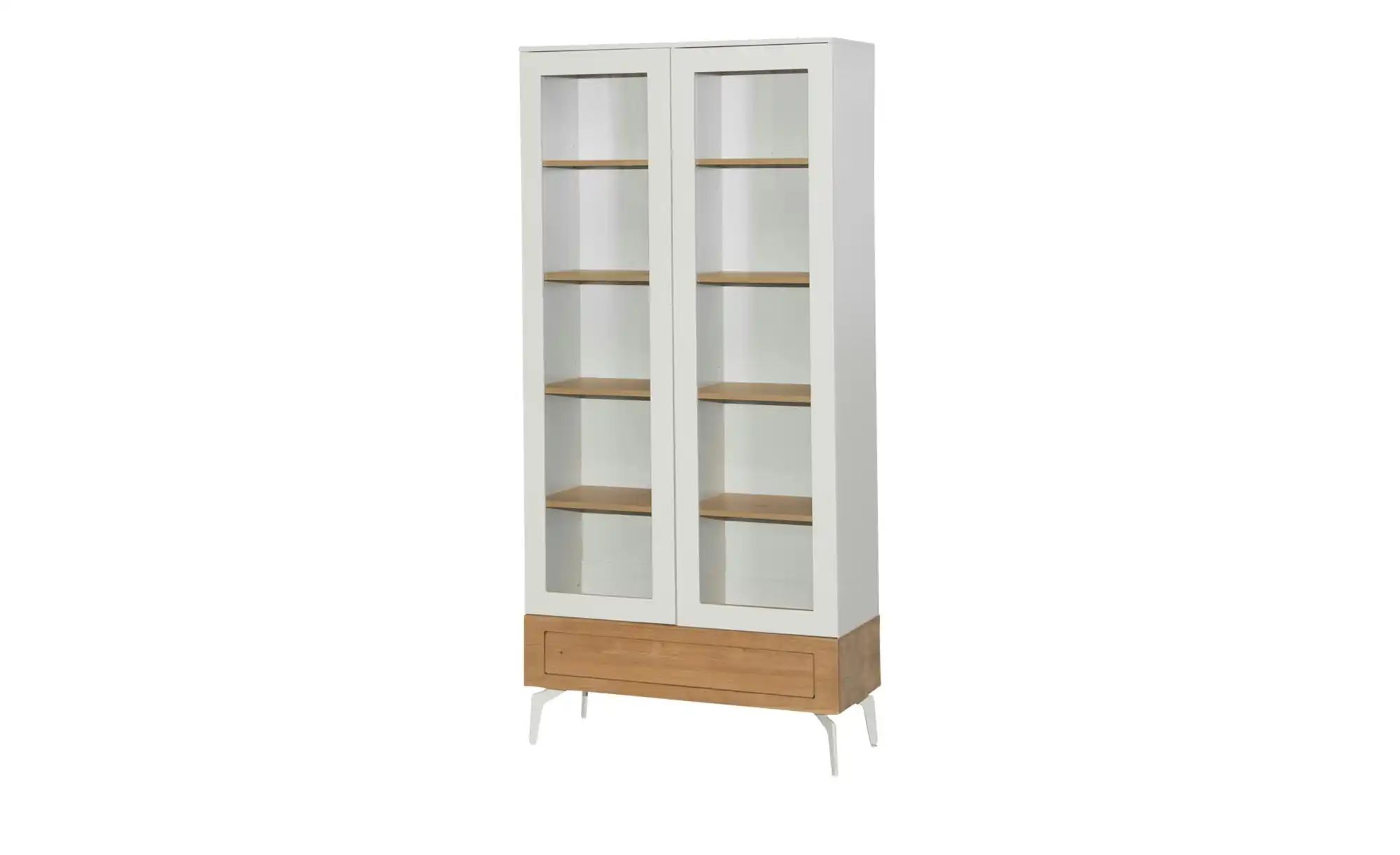 Vitrine  Enego ¦ beige ¦ Maße (cm): B: 90 H: 197 T: 40.0 Schränke > Vitrine günstig online kaufen