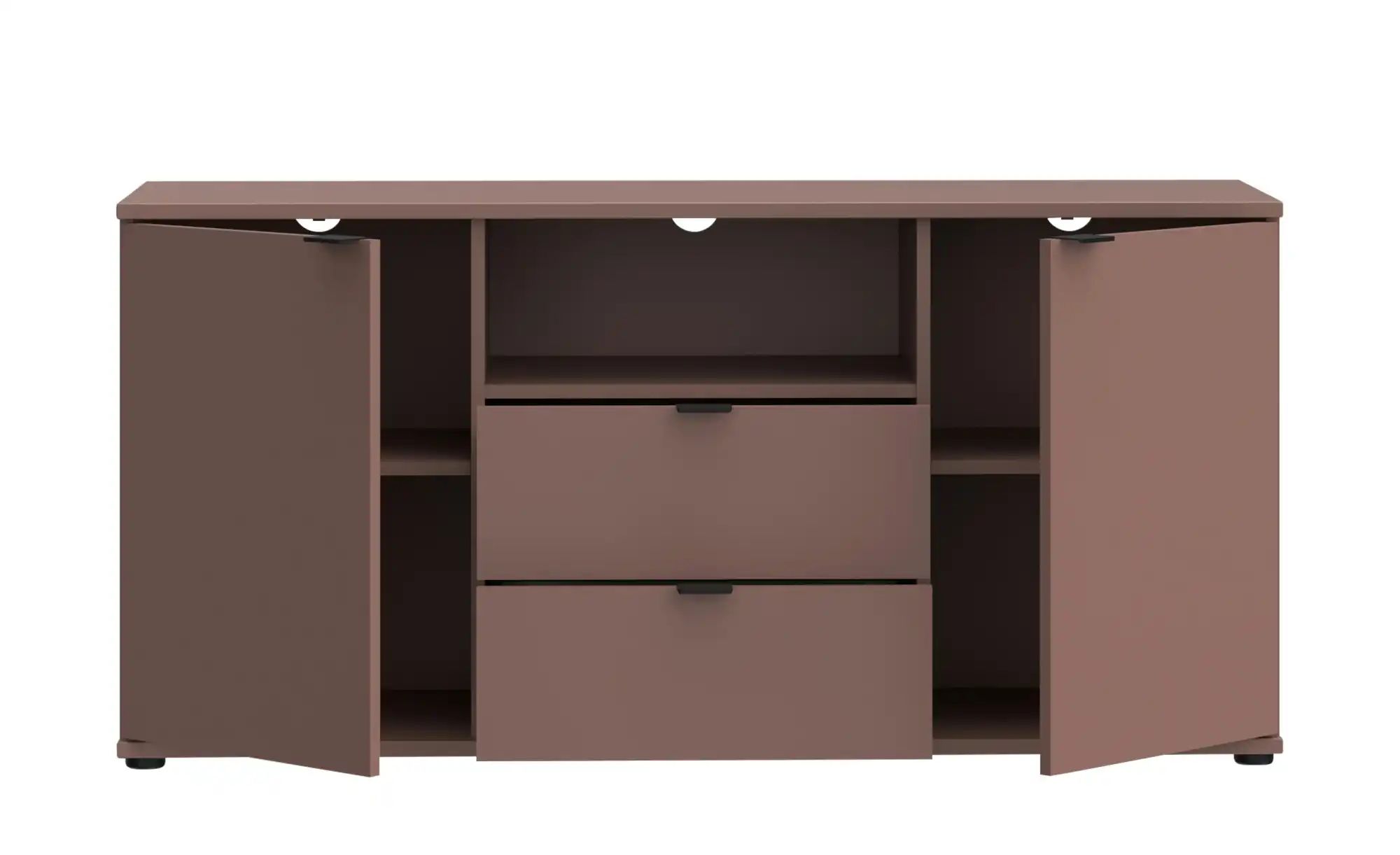 Thumbnail - TV-Lowboard Gannano ¦ rot ¦ Maße (cm): B: 129,8 H: 63,1 T: 41.3 Kommoden & Sideboards > Lowboards - Höffner