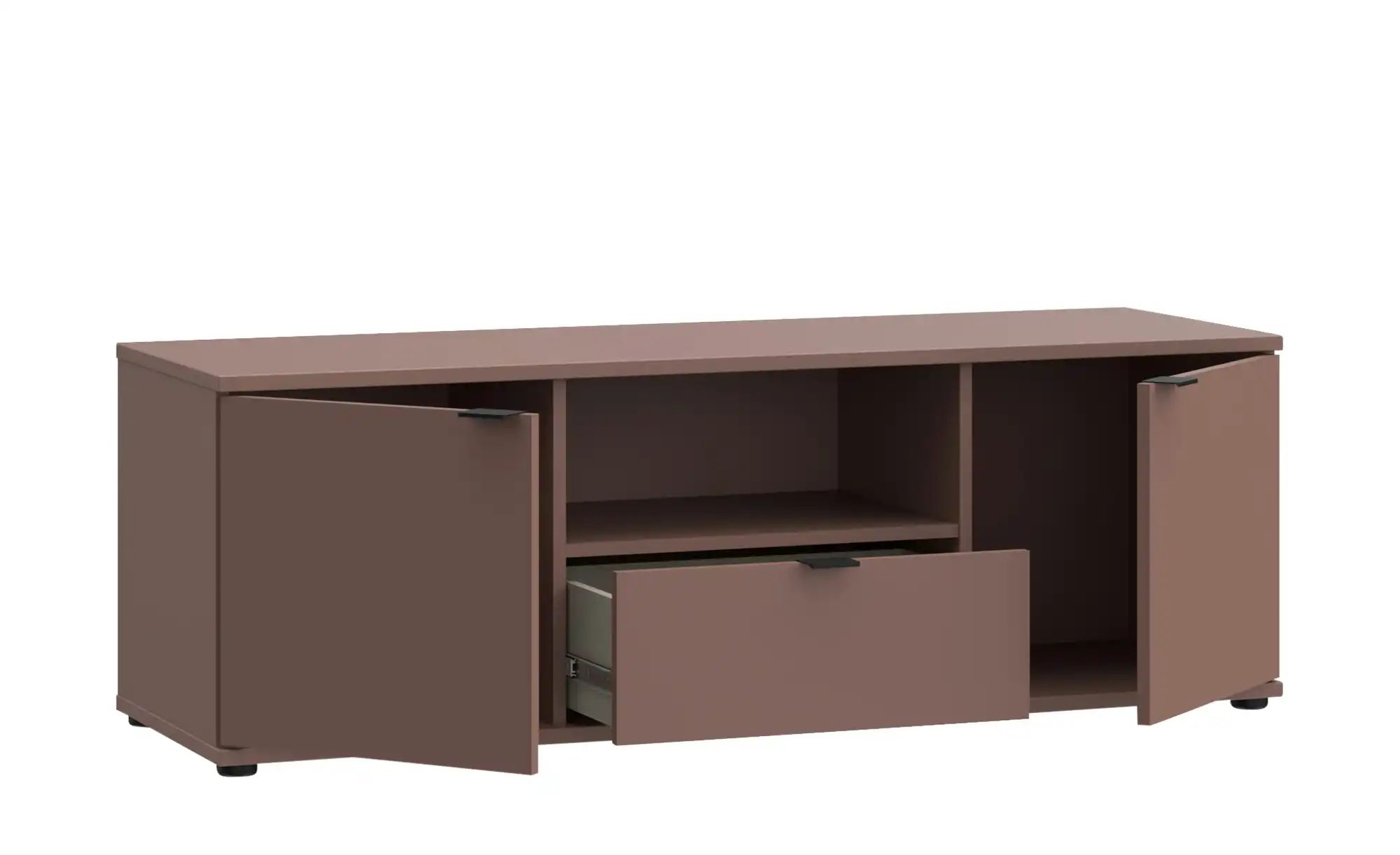 Thumbnail - TV-Lowboard  Gannano ¦ rot ¦ Maße (cm): B: 129,8 H: 43,9 T: 41.3 Kommoden & Sideboards > Lowboards - Höffner