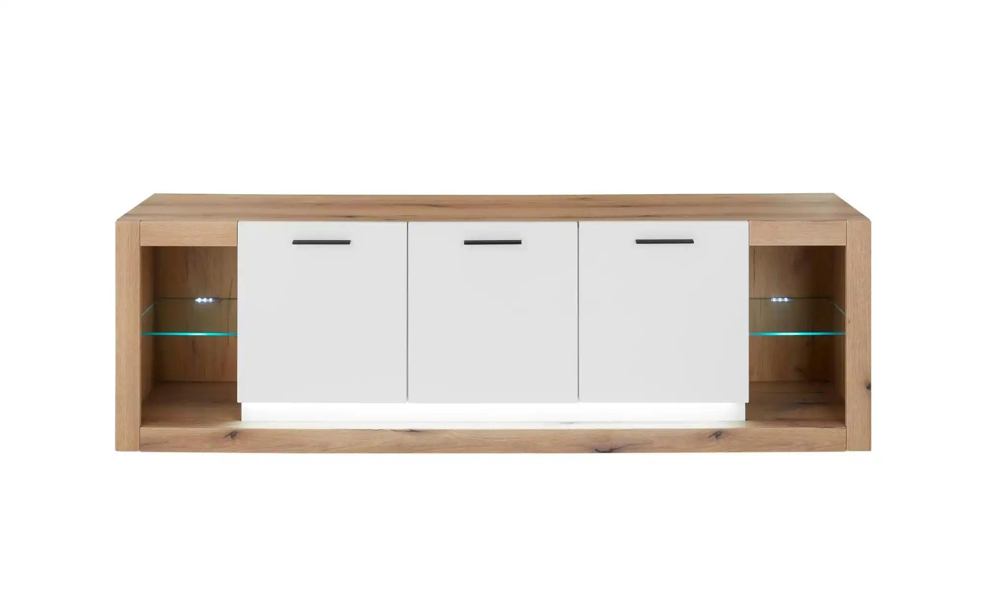 Lowboard ¦ braun ¦ Maße (cm): B: 198 H: 49 Kommoden & Sideboards > Lowboard günstig online kaufen