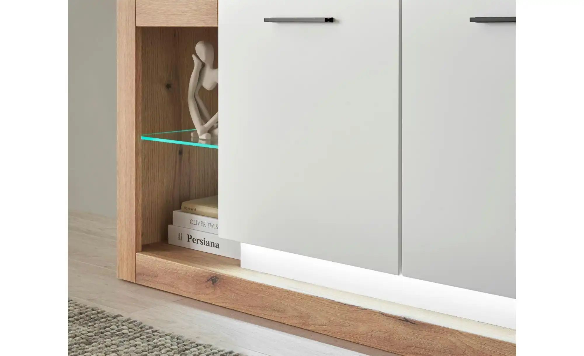 Thumbnail - Lowboard Busso ¦ braun ¦ Maße (cm): B: 198 H: 49 T: 43.0 Kommoden & Sideboards > Lowboards - Höffner