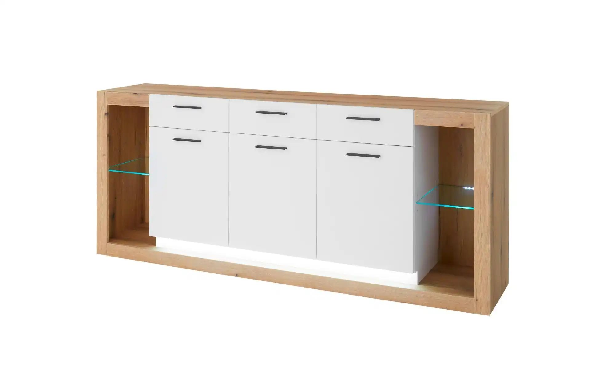 Sideboard ¦ braun ¦ Maße (cm): B: 198 H: 83 Kommoden & Sideboards > Sideboa günstig online kaufen