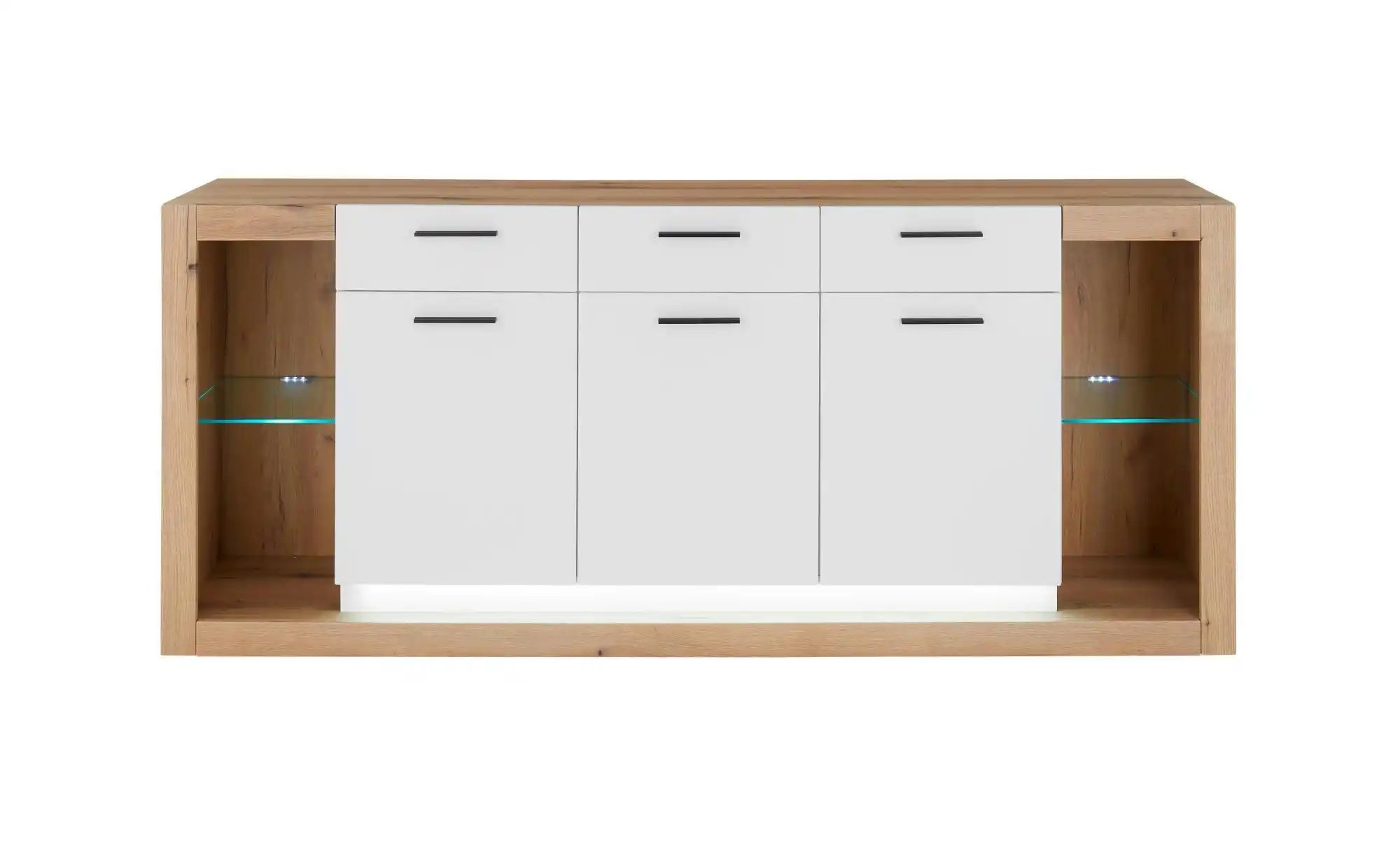 Sideboard  Busso ¦ braun ¦ Maße (cm): B: 198 H: 83 T: 43.0 Kommoden & Sideb günstig online kaufen