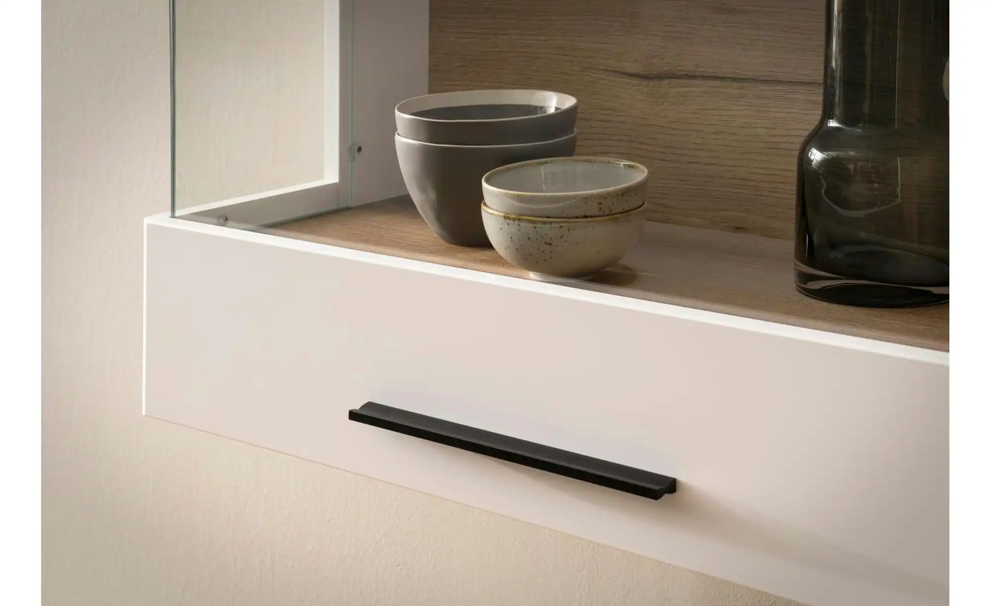 Thumbnail - Hängevitrine Sines ¦ weiß ¦ Maße (cm): B: 120 H: 54 T: 35.0 Schränke > Hängeschränke - Höffner