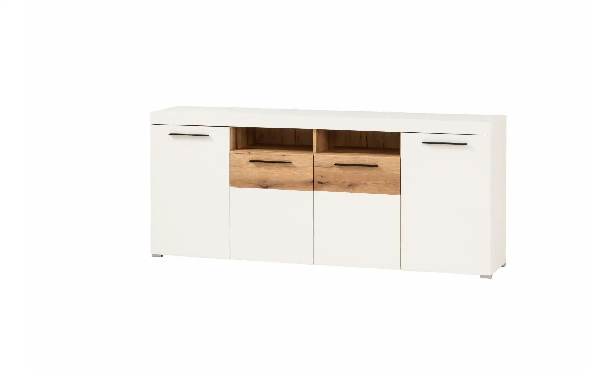 Sideboard  Salerno ¦ weiß ¦ Maße (cm): B: 205 H: 87 T: 40.0 Kommoden & Side günstig online kaufen