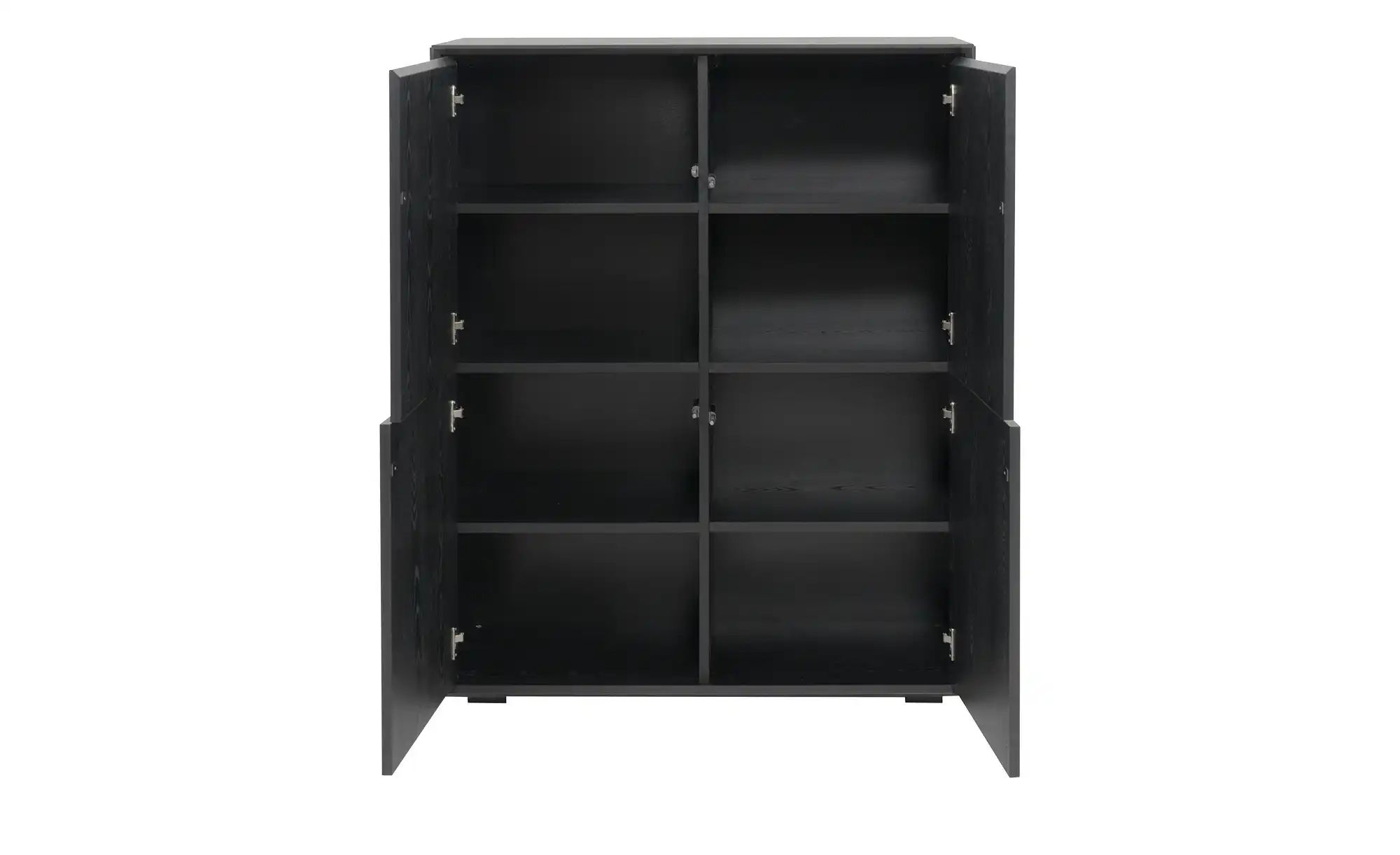 Thumbnail - Highboard  Stream ¦ schwarz ¦ Maße (cm): B: 100 H: 120 T: 43.0 Kommoden & Sideboards > Highboards - Höffner