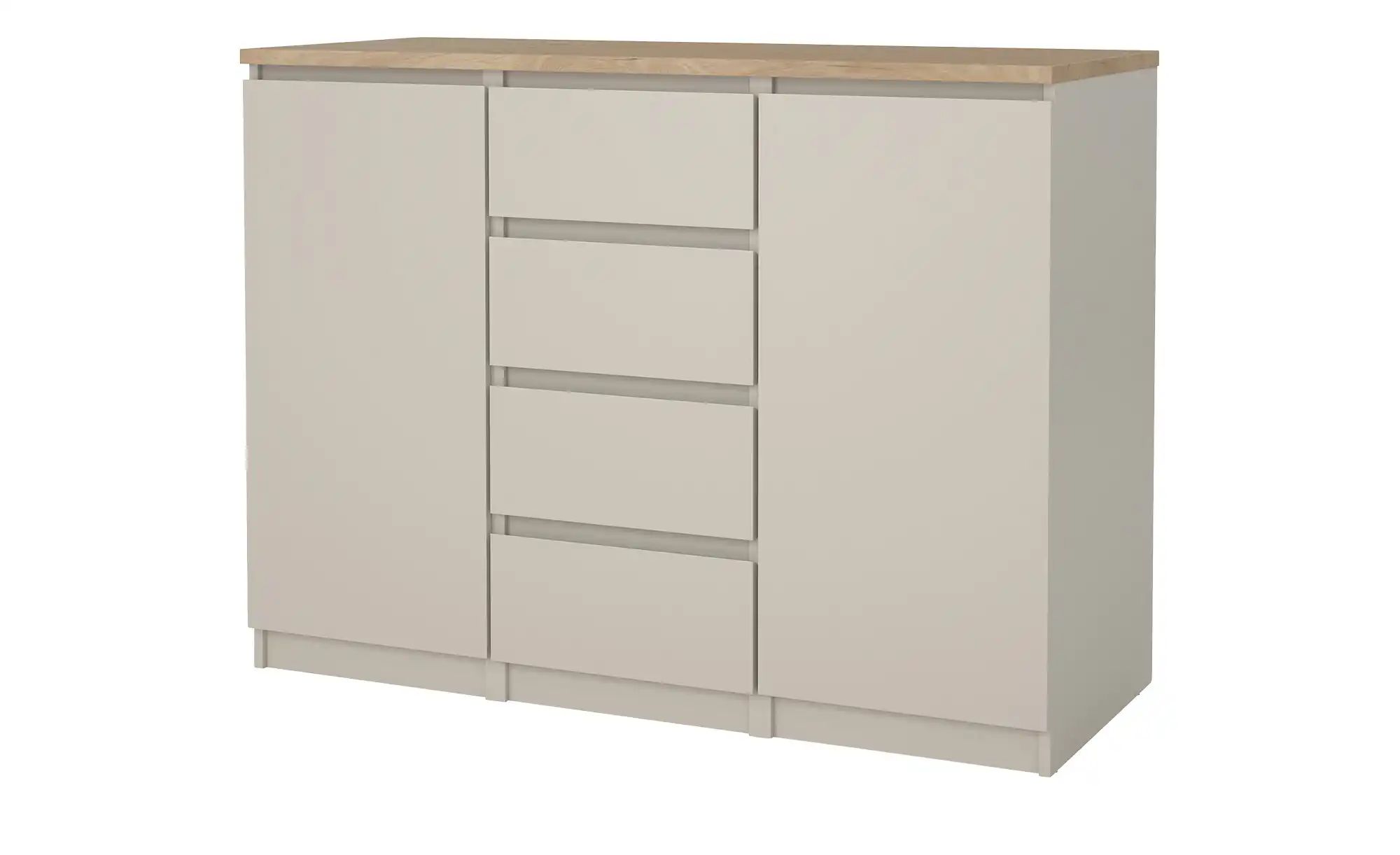 Sideboard Nardo beige Maße (cm): B: 120,8 H: 90,7 T: 50.0 - Höffner