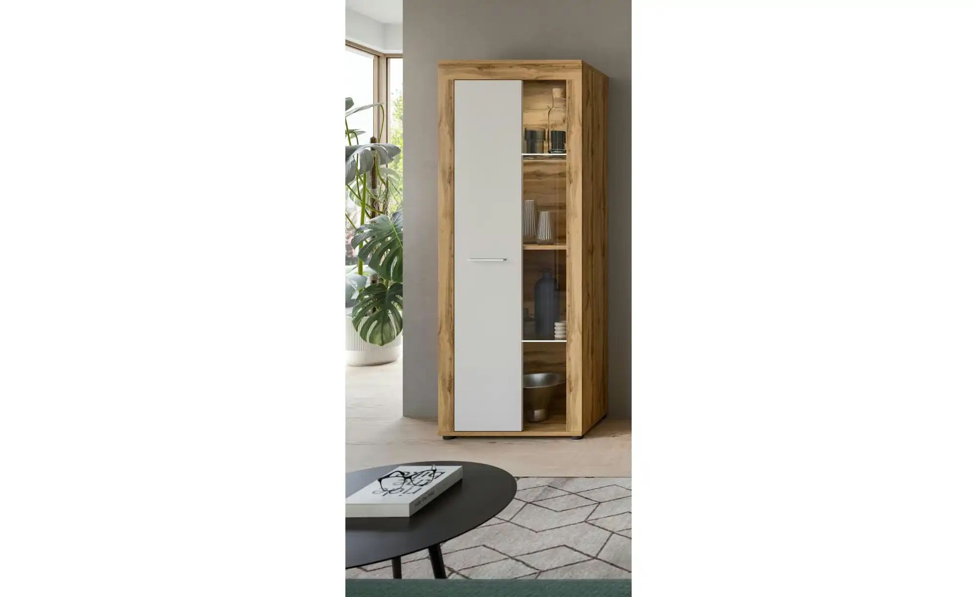 Thumbnail - Vitrine Bardenas ¦ holzfarben ¦ Maße (cm): B: 60 H: 159 T: 35.0 Schränke > Vitrinen - Höffner