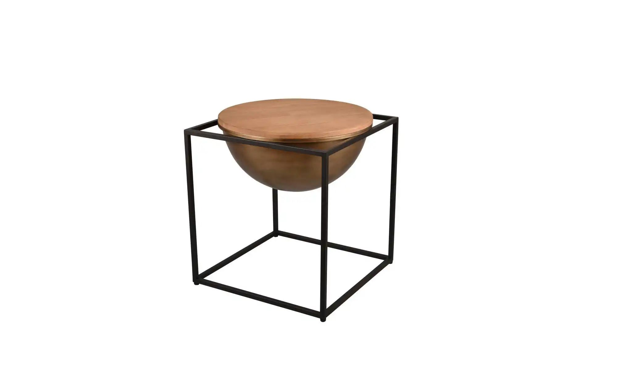 MIRRORS AND MORE Beistelltisch "Celli", (1 St.), Kombination aus Holz und M günstig online kaufen