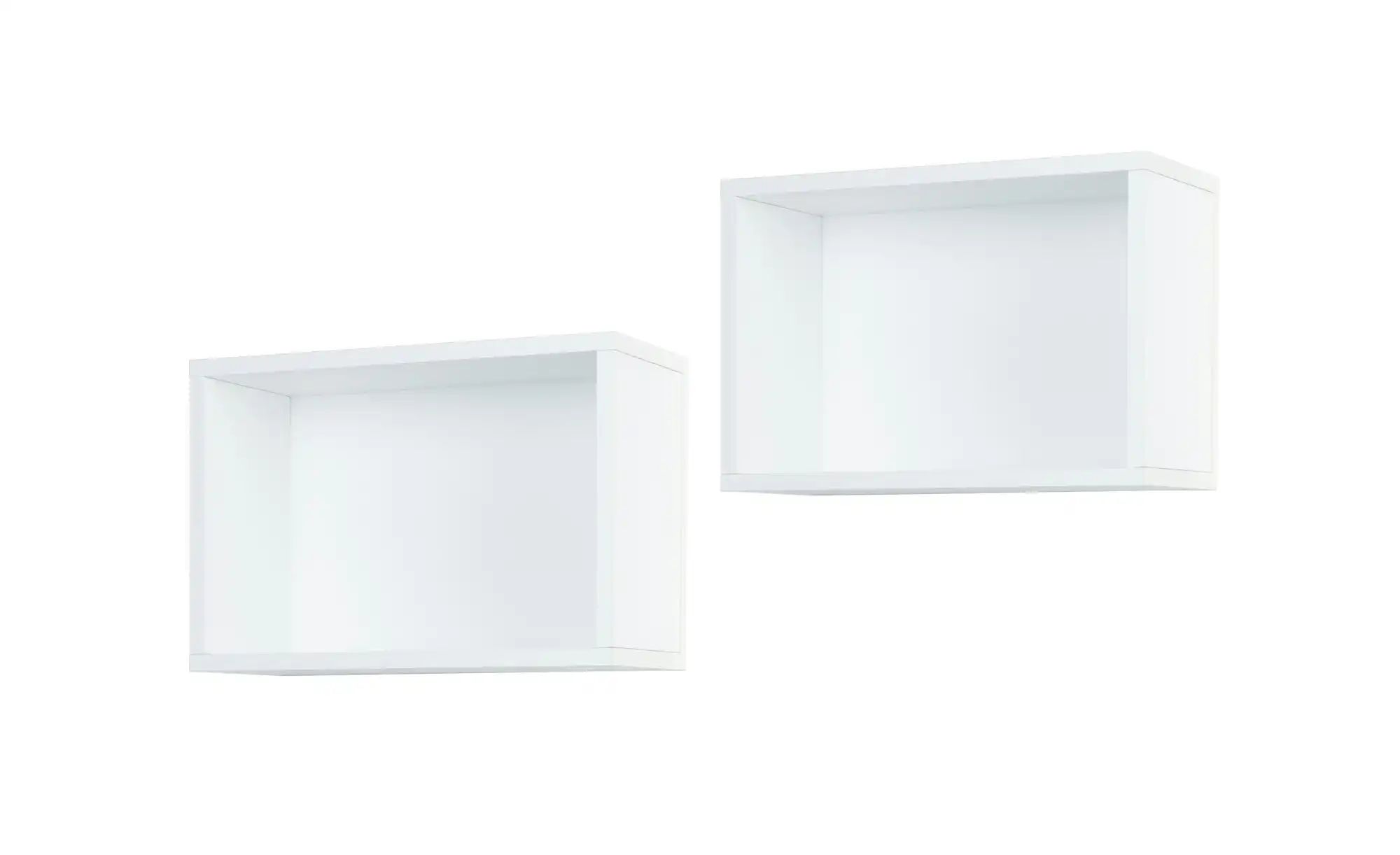 Wandregal 2er-Set Lina  Lina ¦ weiß ¦ Maße (cm): B: 40 H: 28 Regale > Wandr günstig online kaufen