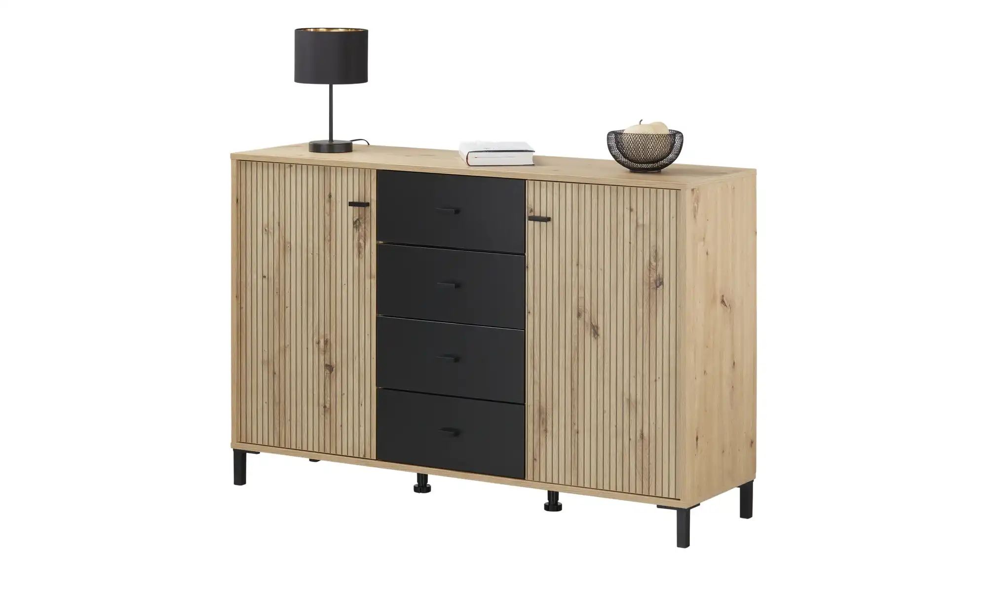 Sideboard  Calvas ¦ holzfarben ¦ Maße (cm): B: 137,8 H: 90,2 T: 40.1 Kommod günstig online kaufen