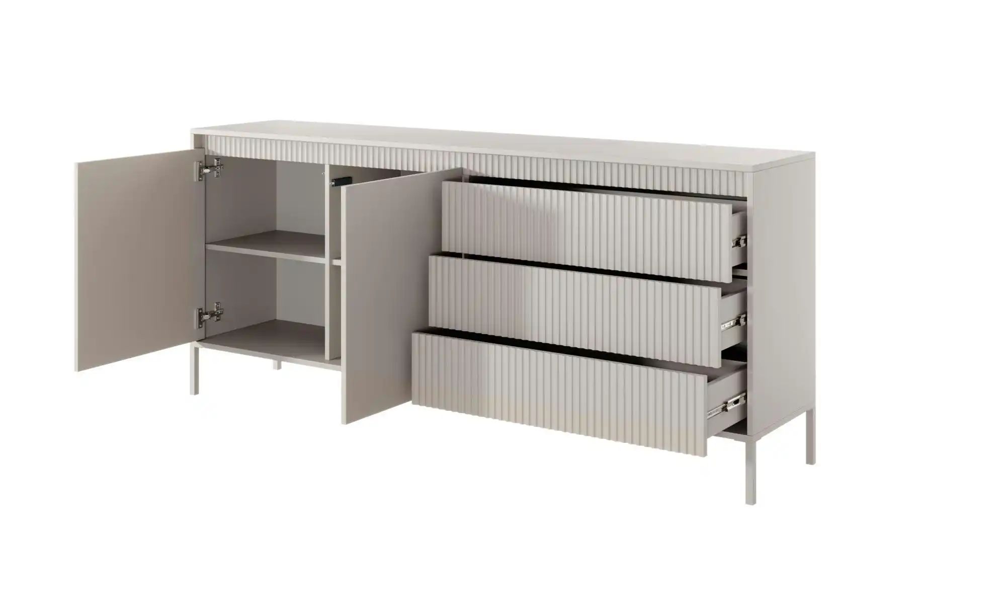 Sideboard  Senso ¦ beige ¦ Maße (cm): B: 187 H: 81 Kommoden & Sideboards > günstig online kaufen