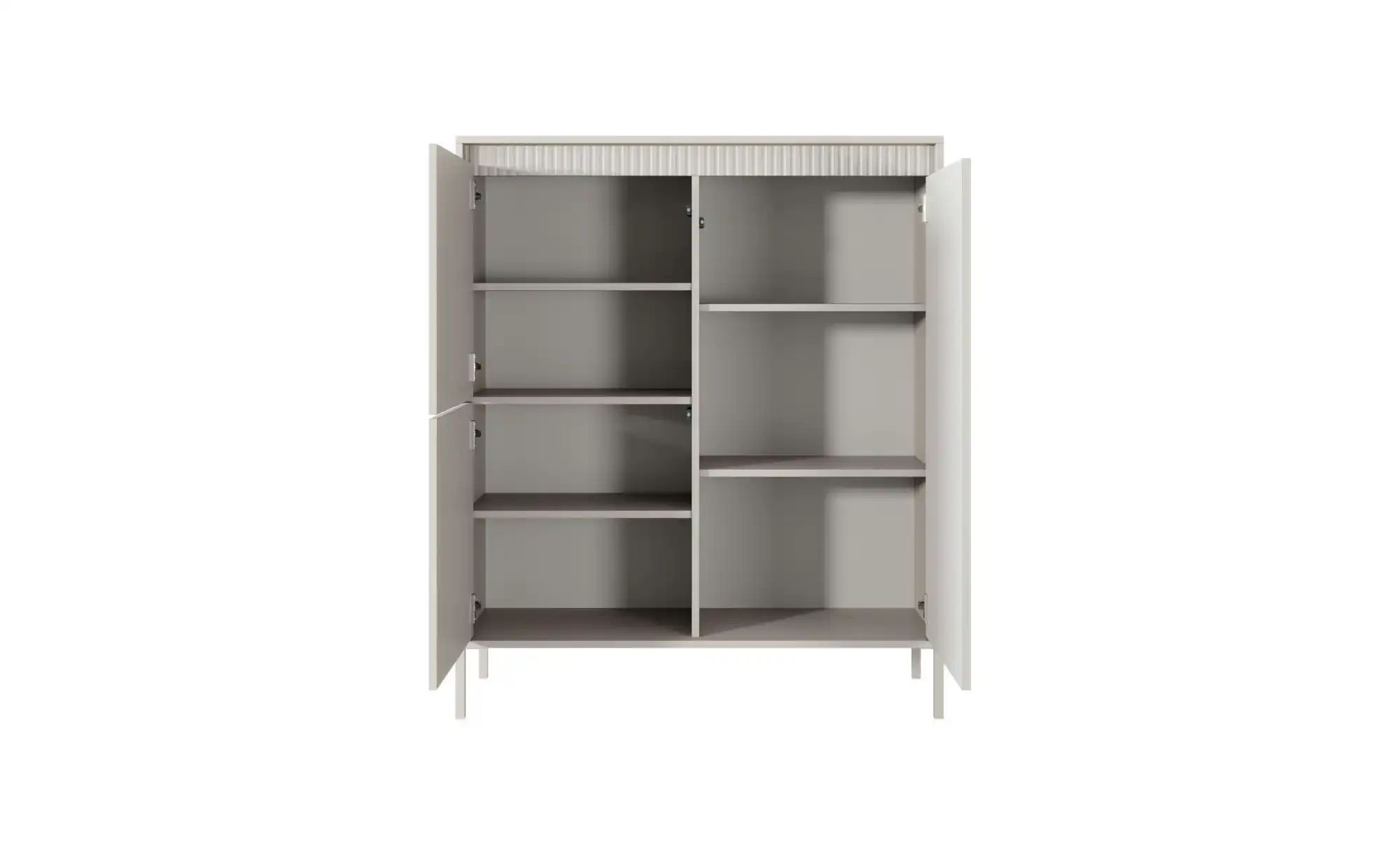 Highboard   ¦ schwarz ¦ Maße (cm): B: 103 H: 123 Kommoden & Sideboards > Hi günstig online kaufen