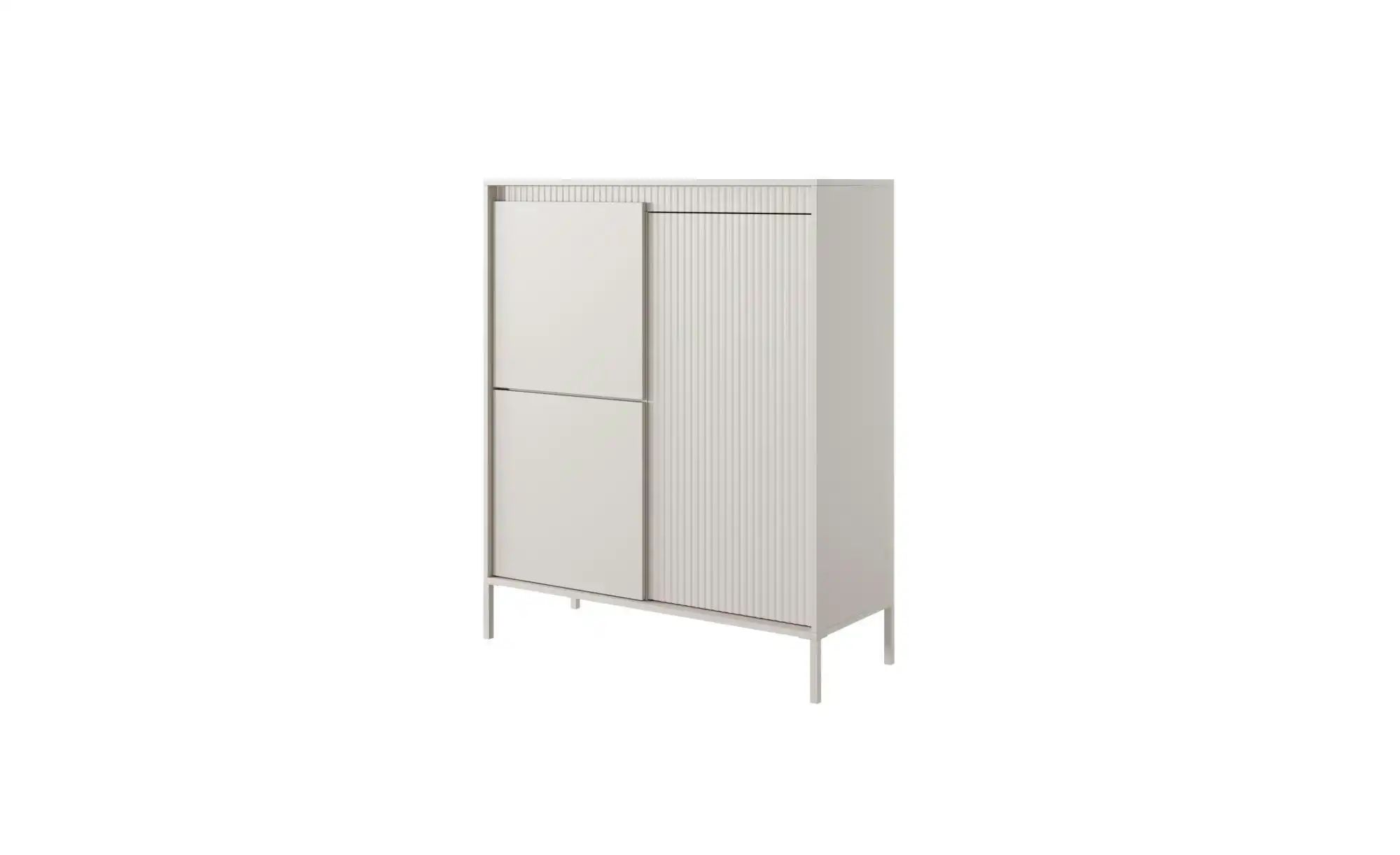 Highboard ¦ schwarz ¦ Maße (cm): B: 103 H: 123 Kommoden & Sideboards > Hi günstig online kaufen