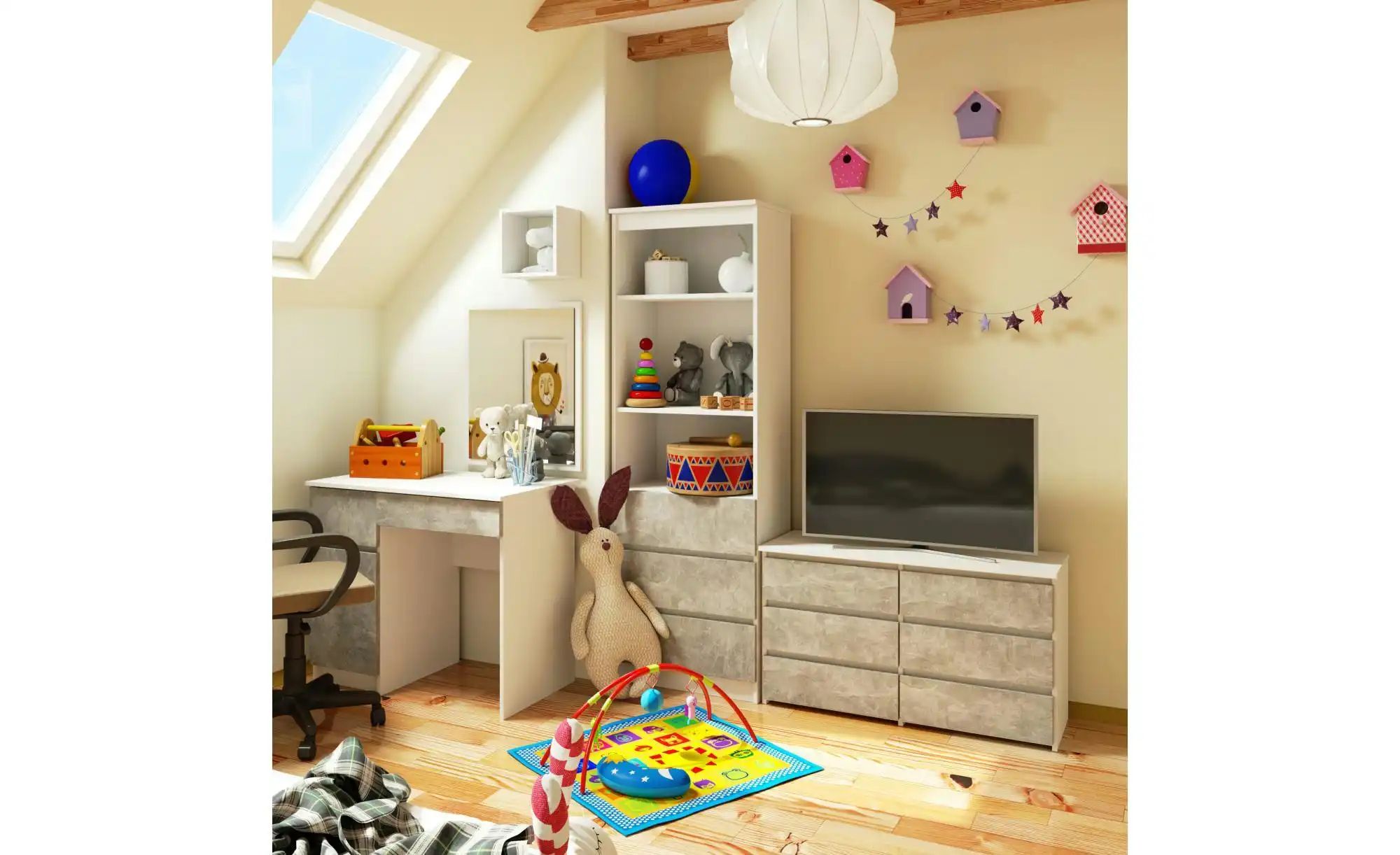 Kommode  Carla ¦ mehrfarbig ¦ Maße (cm): B: 100 H: 57 Kommoden & Sideboards günstig online kaufen