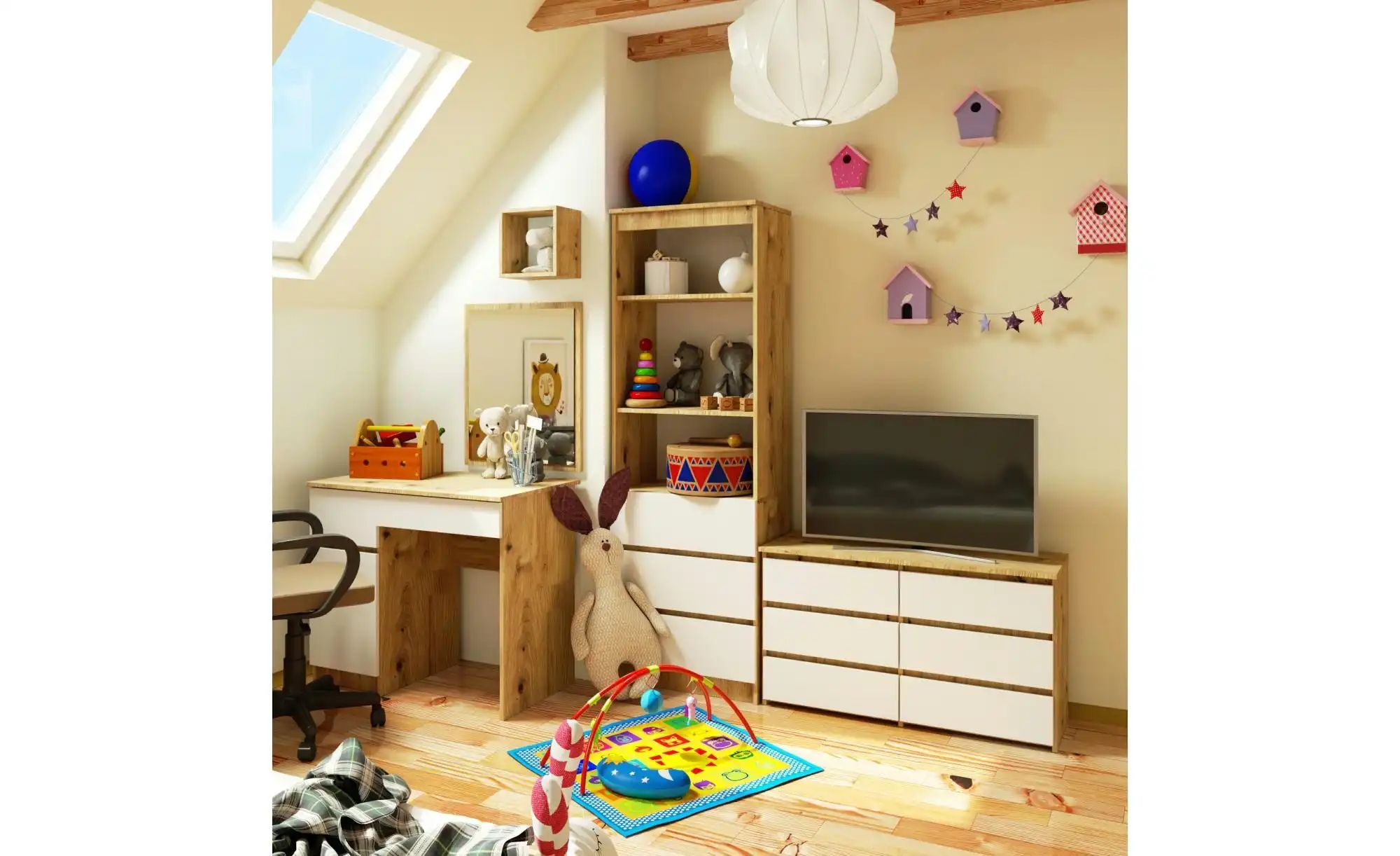 Kommode  Carla ¦ holzfarben ¦ Maße (cm): B: 100 H: 57 Kommoden & Sideboards günstig online kaufen