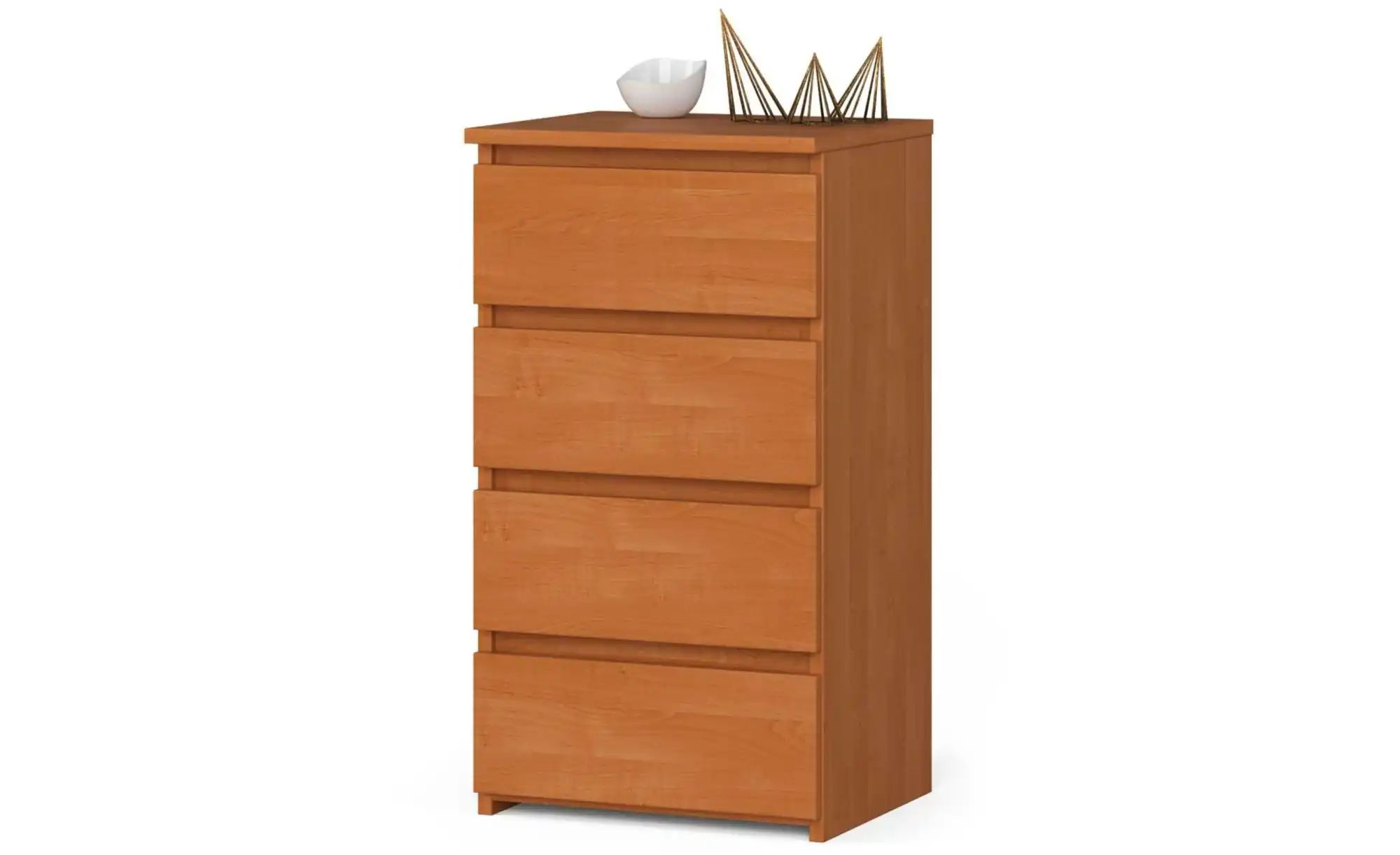 Kommode mit 4 Schubladen Carlo ¦ braun ¦ Maße (cm): B: 40 H: 74 Kommoden & günstig online kaufen