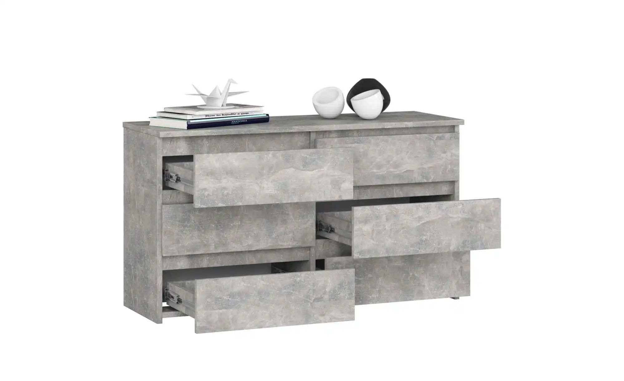 Thumbnail - Kommode Carla ¦ grau ¦ Maße (cm): B: 100 H: 57 Kommoden & Sideboards > Kommoden - Höffner