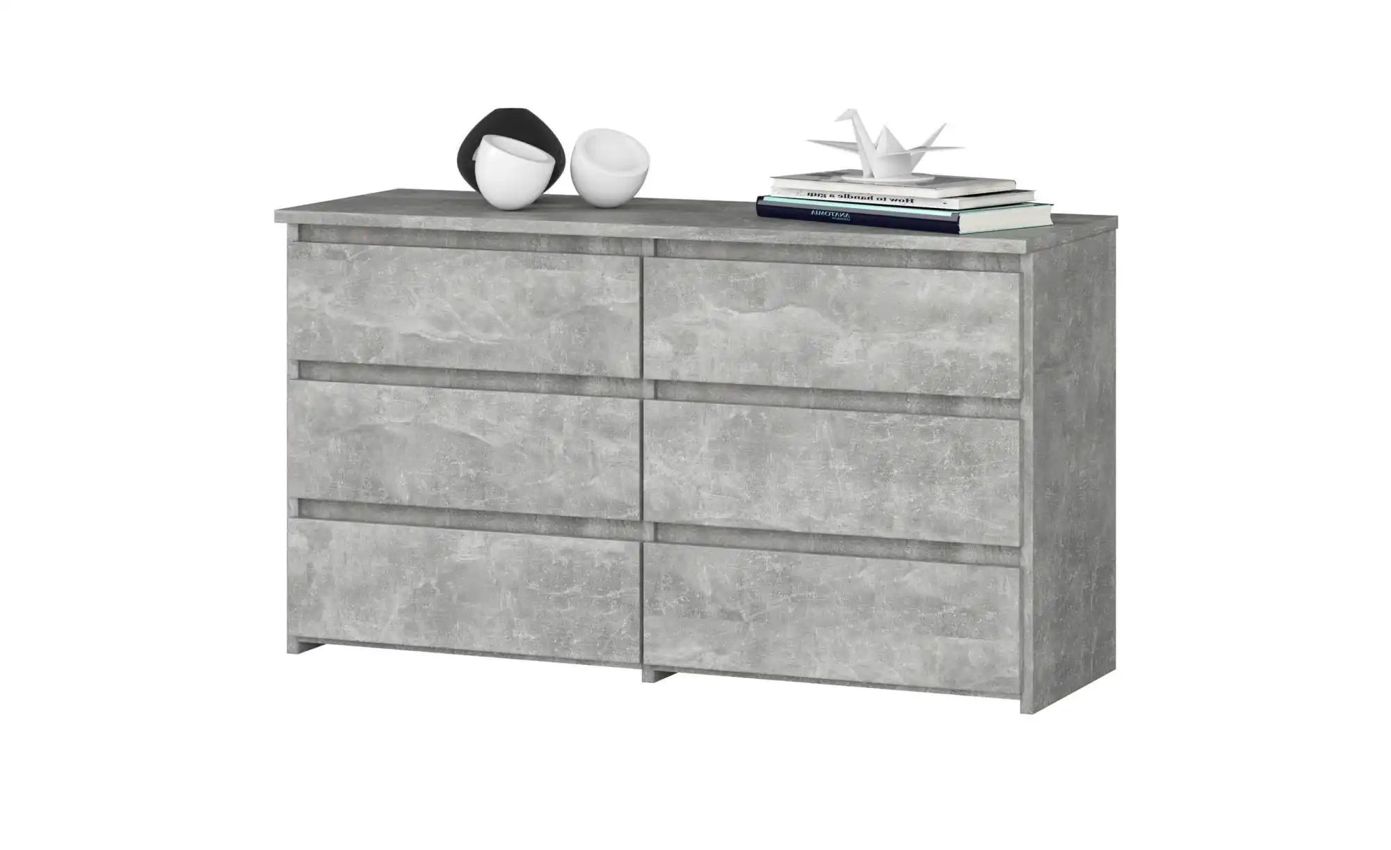 Kommode  Carla ¦ grau ¦ Maße (cm): B: 100 H: 57 Kommoden & Sideboards > Kom günstig online kaufen