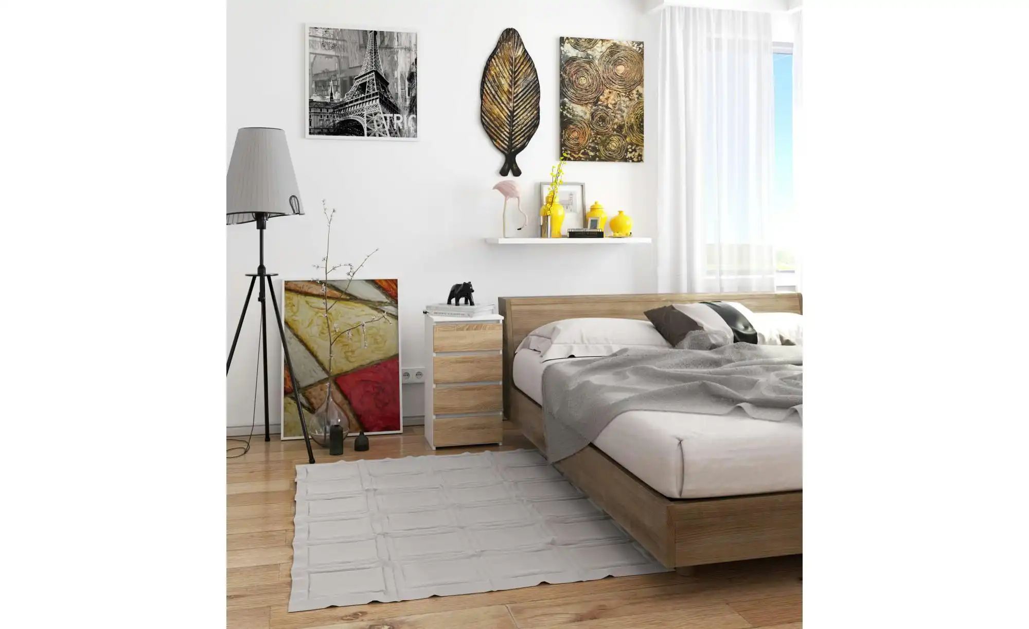 Thumbnail - Kommode mit 4 Schubladen Carlo ¦ mehrfarbig ¦ Maße (cm): B: 40 H: 74 Kommoden & Sideboards > Kommoden - Höffner