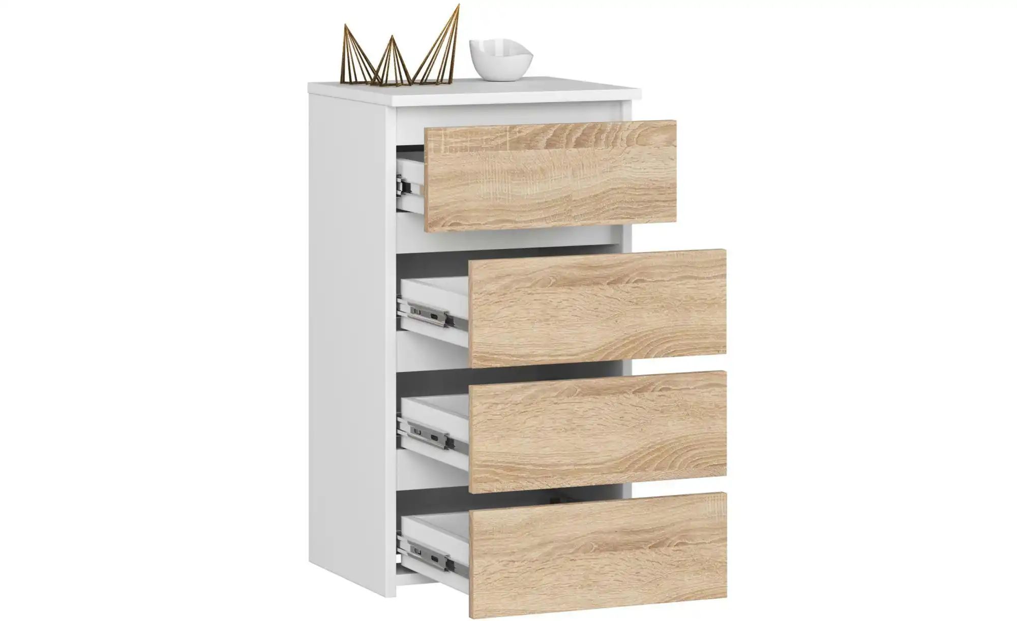 Thumbnail - Kommode mit 4 Schubladen Carlo ¦ mehrfarbig ¦ Maße (cm): B: 40 H: 74 Kommoden & Sideboards > Kommoden - Höffner