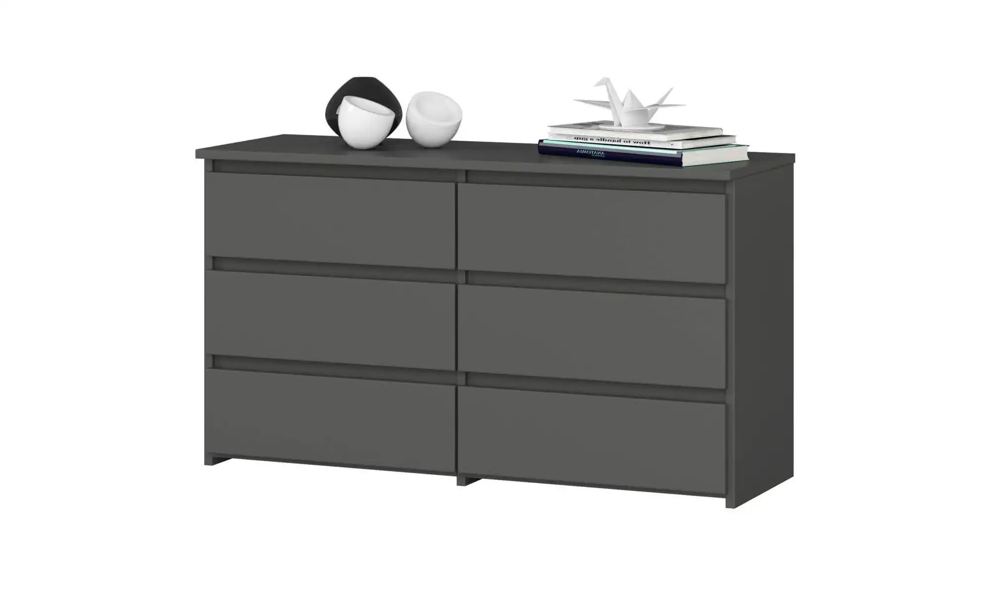 Kommode  Carla ¦ grau ¦ Maße (cm): B: 100 H: 57 Kommoden & Sideboards > Kom günstig online kaufen