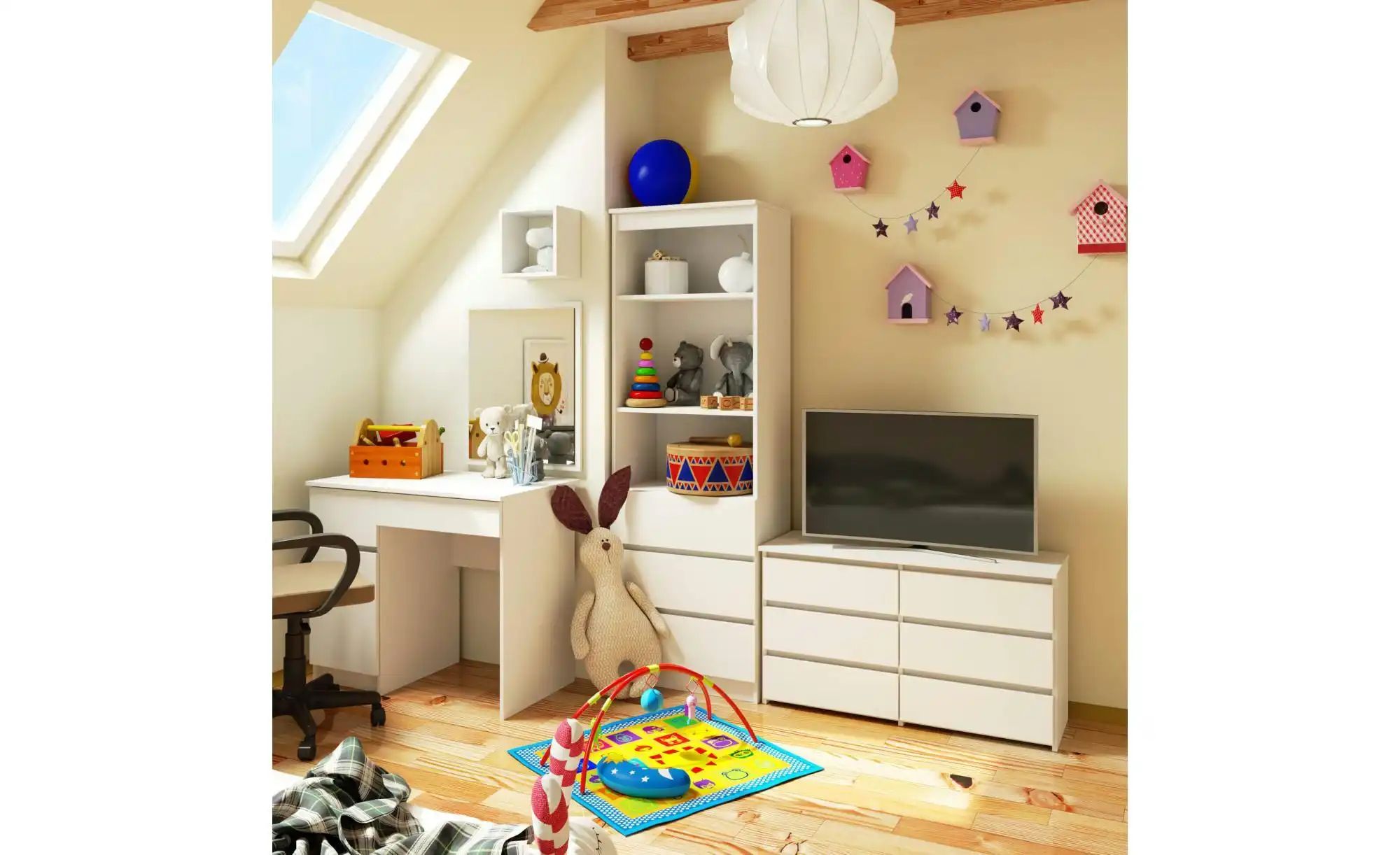 Thumbnail - Kommode  Carla ¦ weiß ¦ Maße (cm): B: 100 H: 57 Kommoden & Sideboards > Kommoden - Höffner