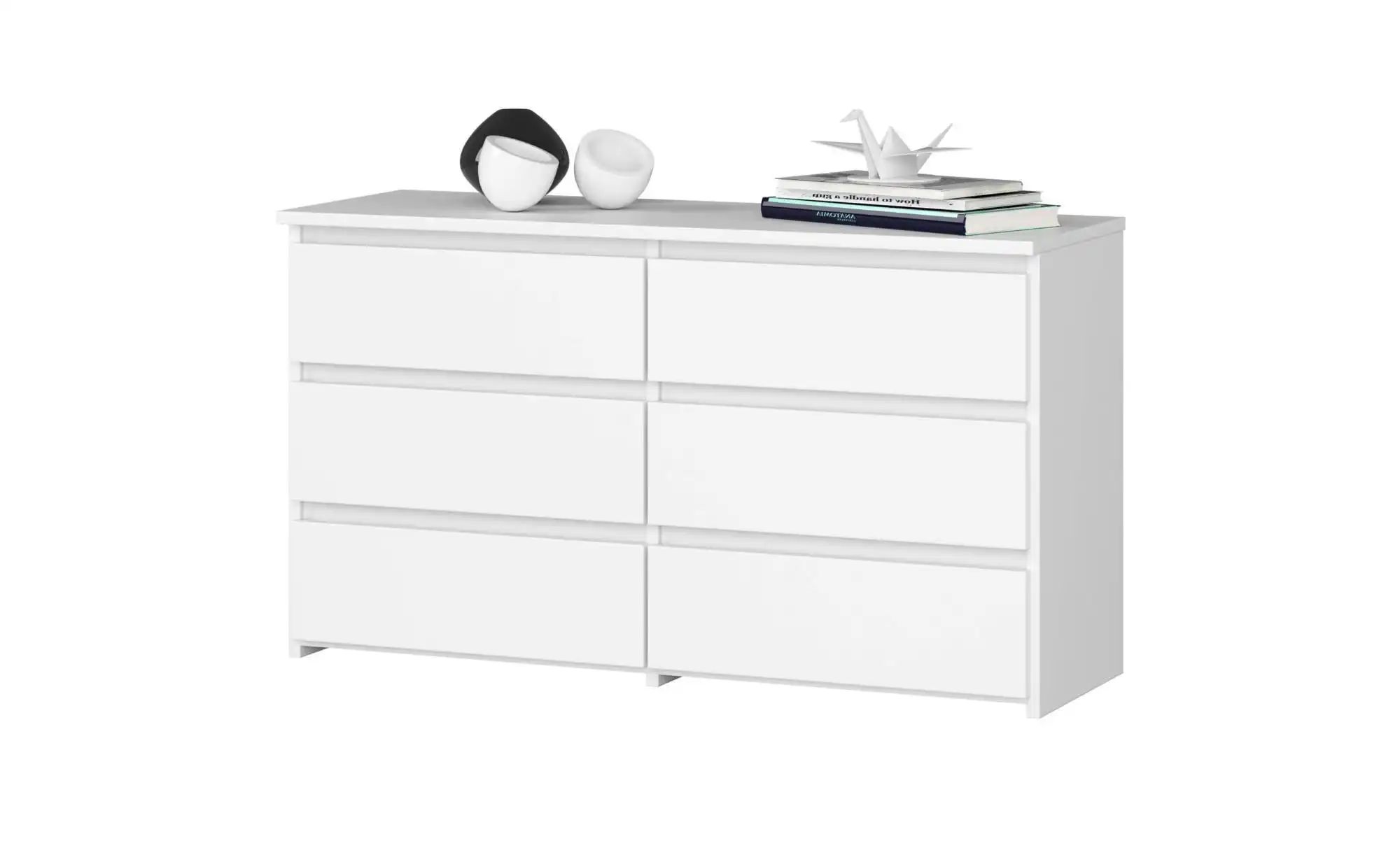 Kommode  Carla ¦ weiß ¦ Maße (cm): B: 100 H: 57 Kommoden & Sideboards > Kom günstig online kaufen
