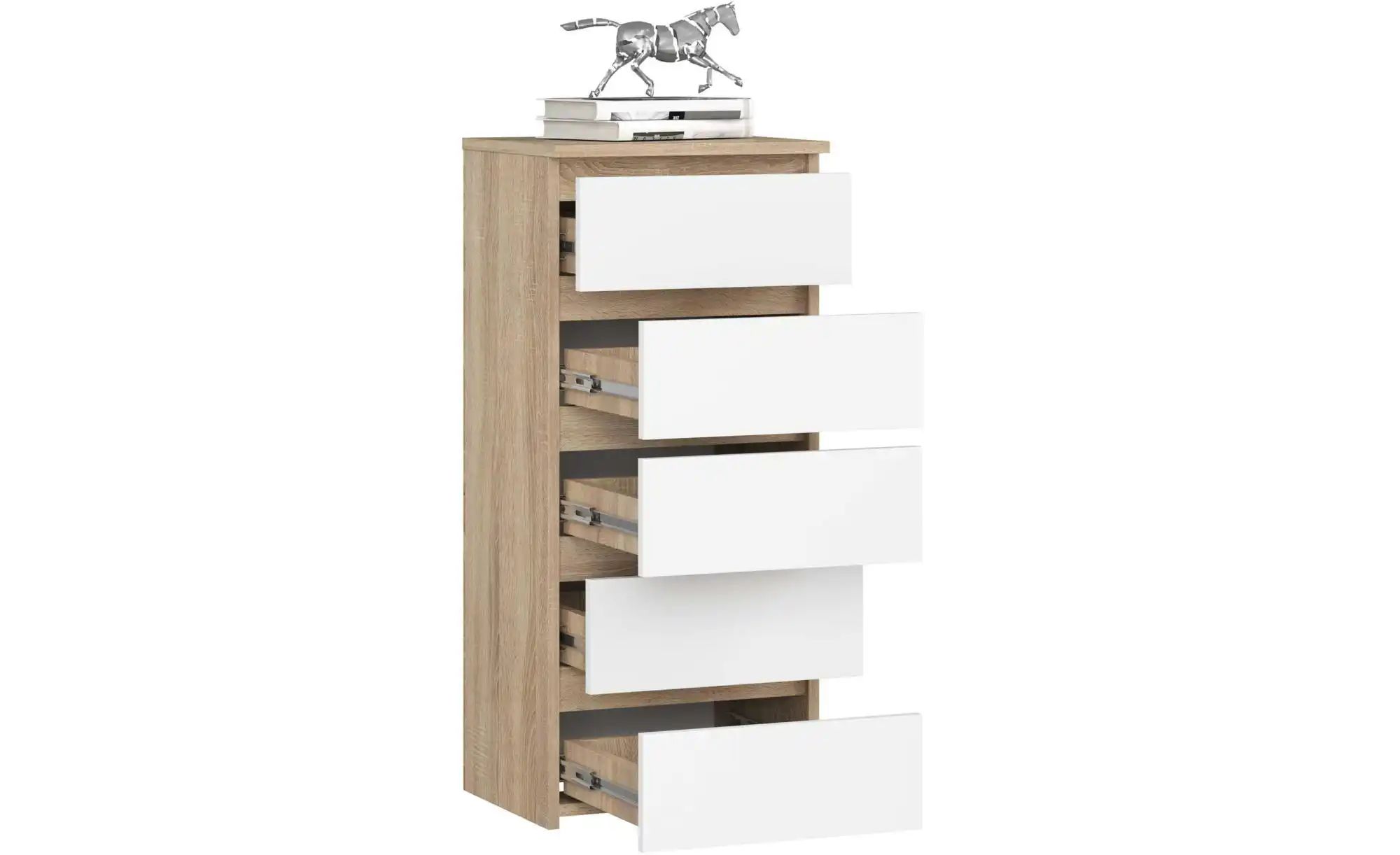 Thumbnail - Kommode mit 5 Schubladen Carlo ¦ mehrfarbig ¦ Maße (cm): B: 40 H: 92 Kommoden & Sideboards > Kommoden - Höffner