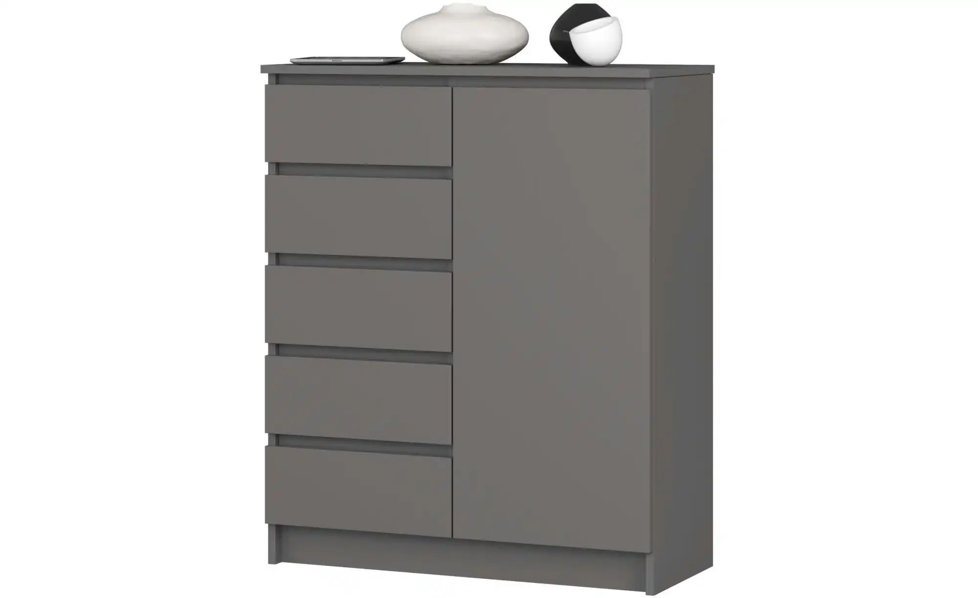 Highboard 80 cm breit Kuran ¦ grau ¦ Maße (cm): B: 80 H: 97 Kommoden & Side günstig online kaufen