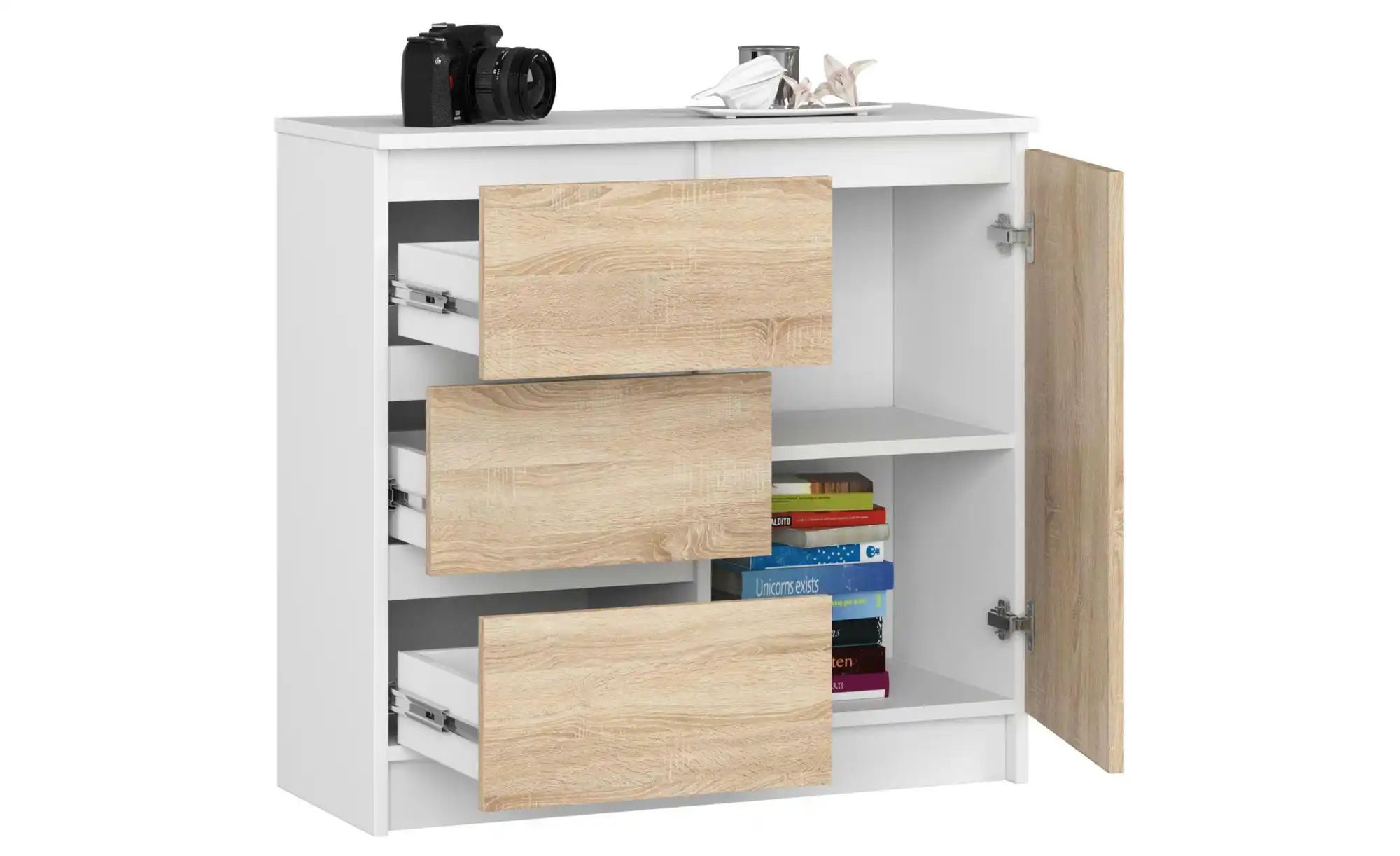 Thumbnail - Kommode  Kubra ¦ mehrfarbig ¦ Maße (cm): B: 80 H: 77 Kommoden & Sideboards > Sideboards - Höffner