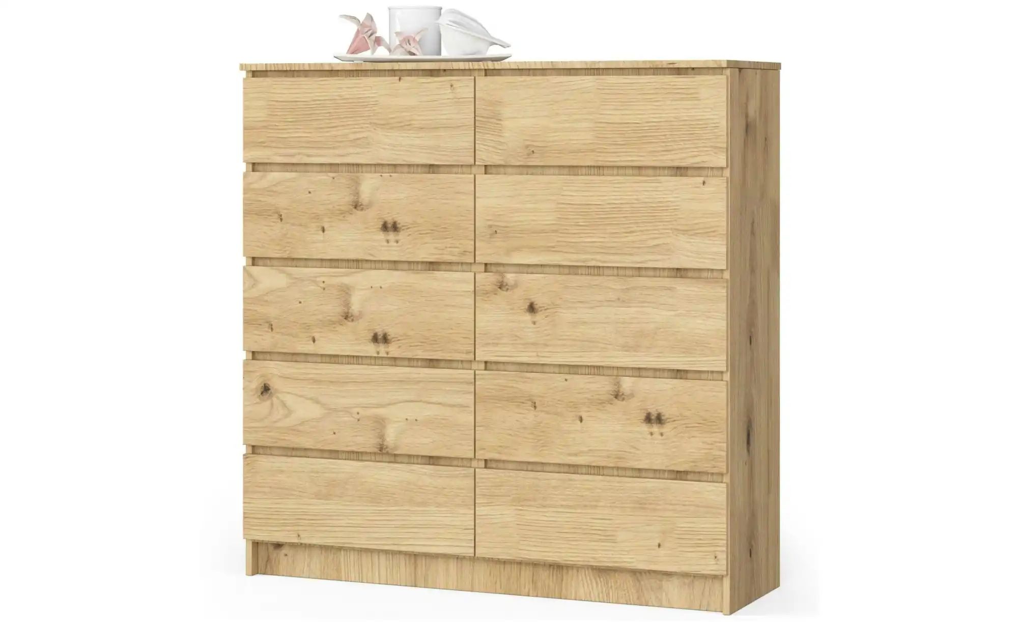 Kommode mit 10 Schubladen Kersten ¦ holzfarben ¦ Maße (cm): B: 120 H: 121 K günstig online kaufen