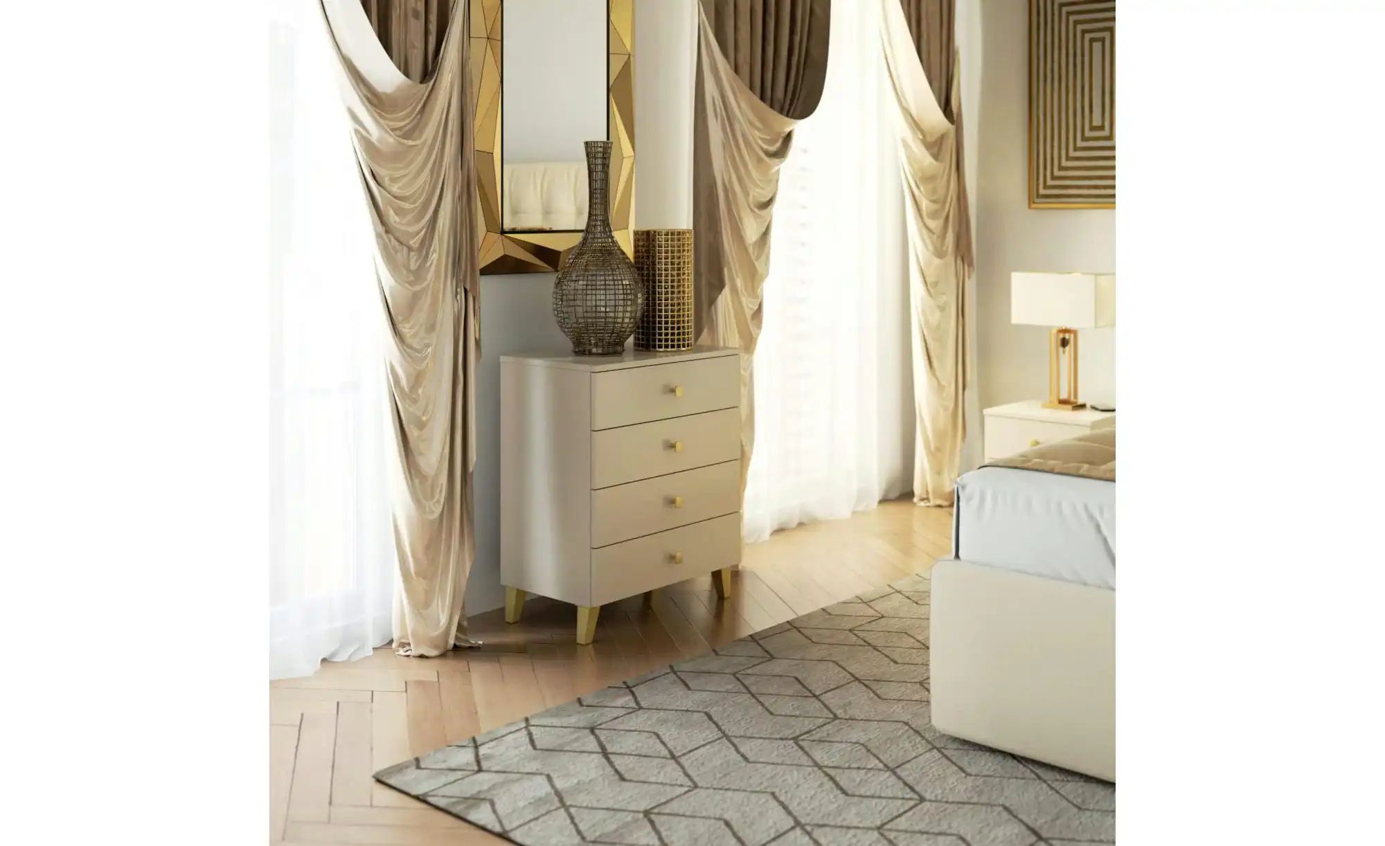 Kommode 60 cm breit Lara ¦ beige ¦ Maße (cm): B: 60 H: 73 Kommoden & Sidebo günstig online kaufen