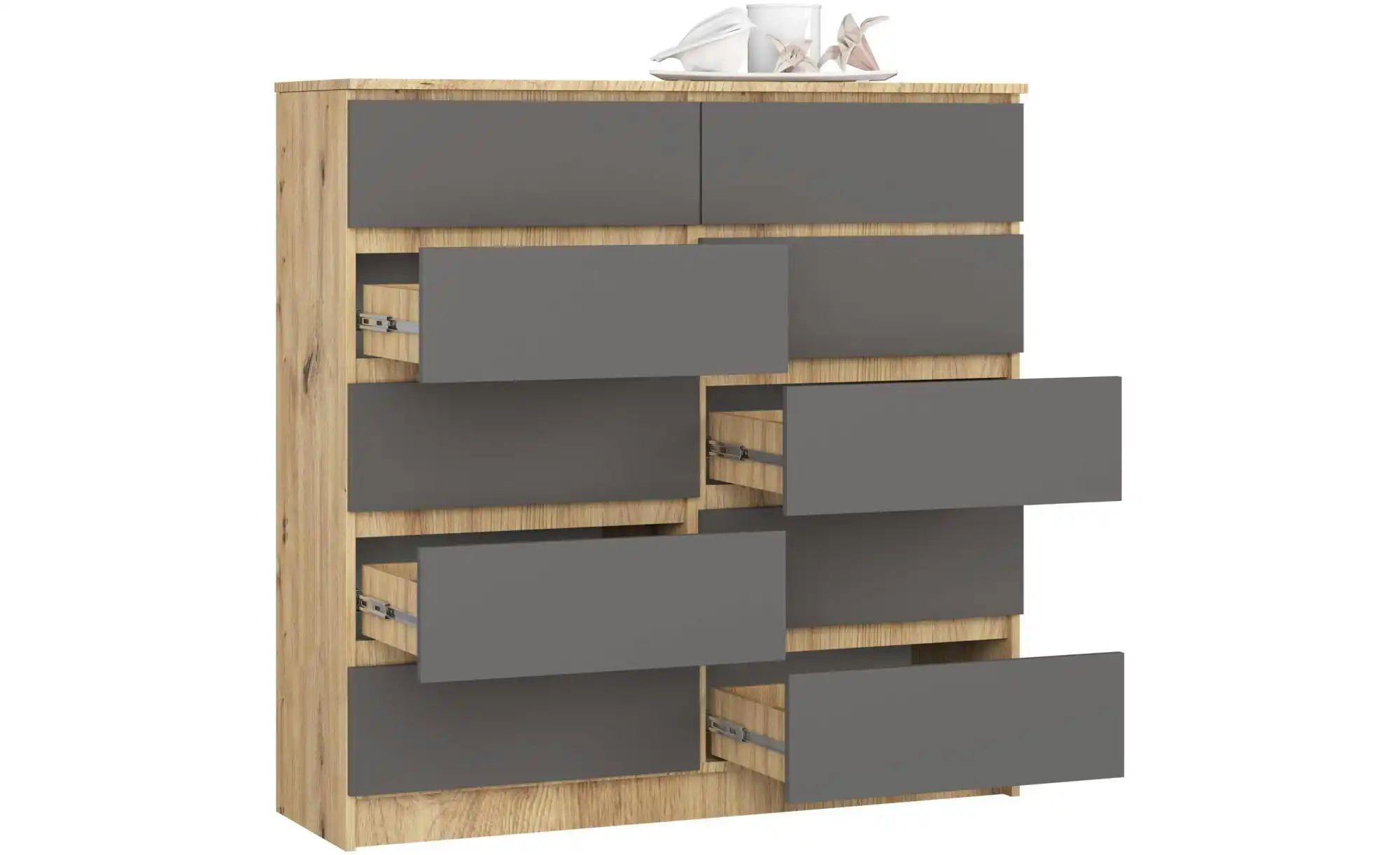 Kommode mit 10 Schubladen Kersten ¦ mehrfarbig ¦ Maße (cm): B: 120 H: 121 K günstig online kaufen