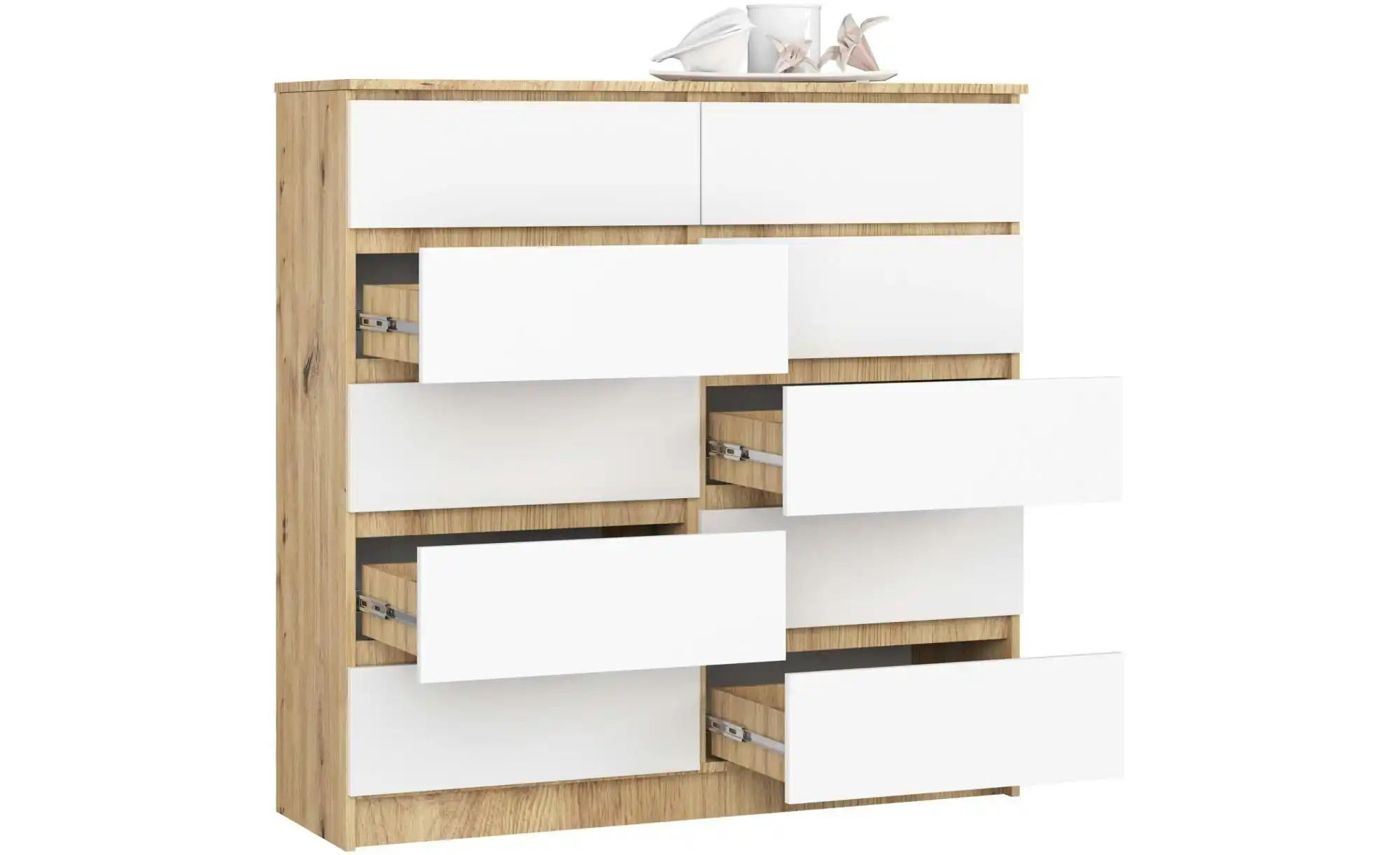 Thumbnail - Kommode mit 10 Schubladen Kersten ¦ mehrfarbig ¦ Maße (cm): B: 120 H: 121 Kommoden & Sideboards > Kommoden - Höffner