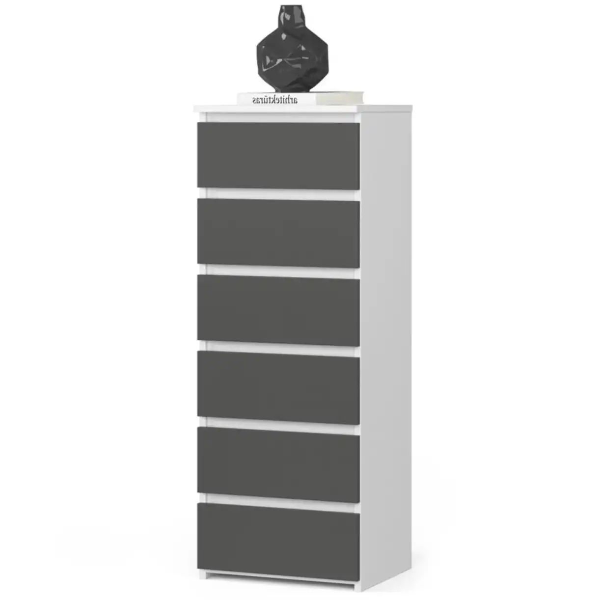 Kommode mit 6 Schubladen Carlo ¦ mehrfarbig ¦ Maße (cm): B: 40 H: 109 Kommo günstig online kaufen